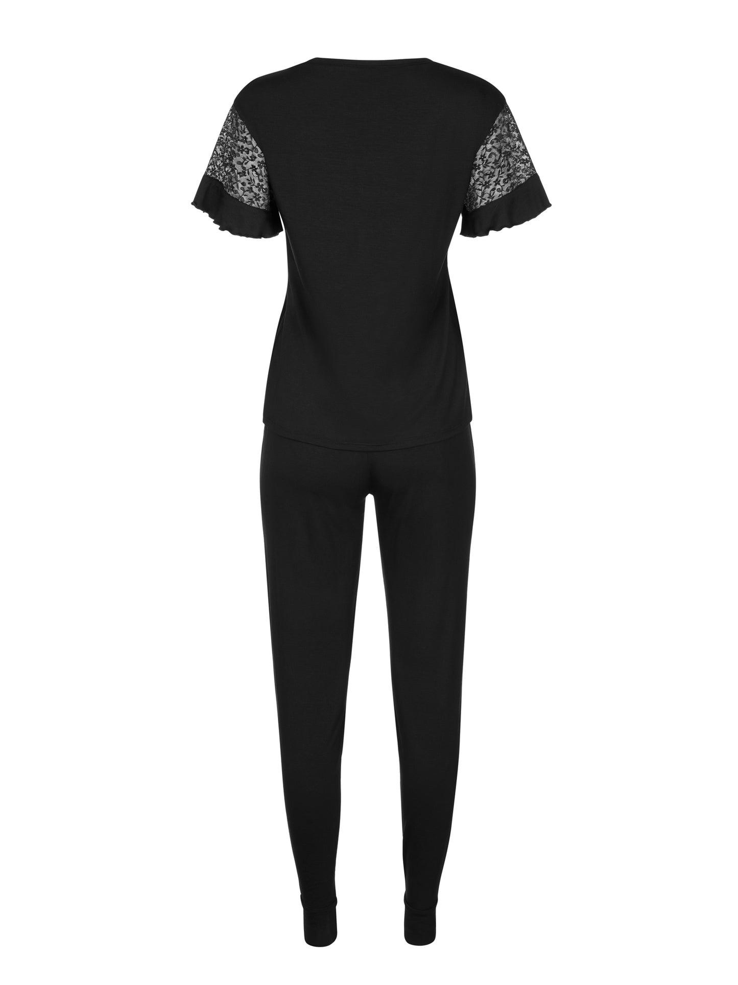 Pyjama tenue d'intérieur pantalon top manches courtes Smooth Lisca Cheek