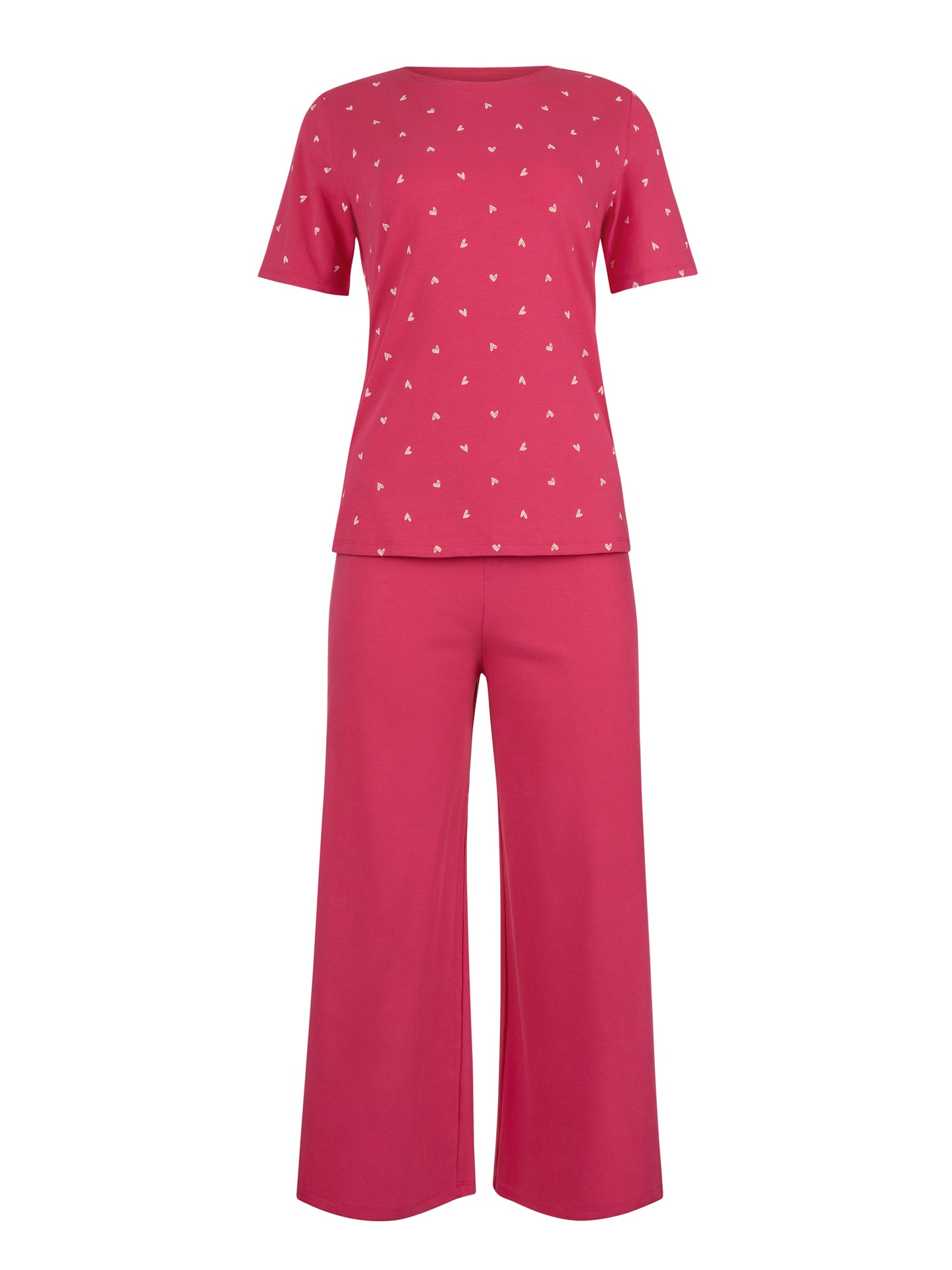 Pyjama pantacourt t-shirt True Love Lisca Cheek