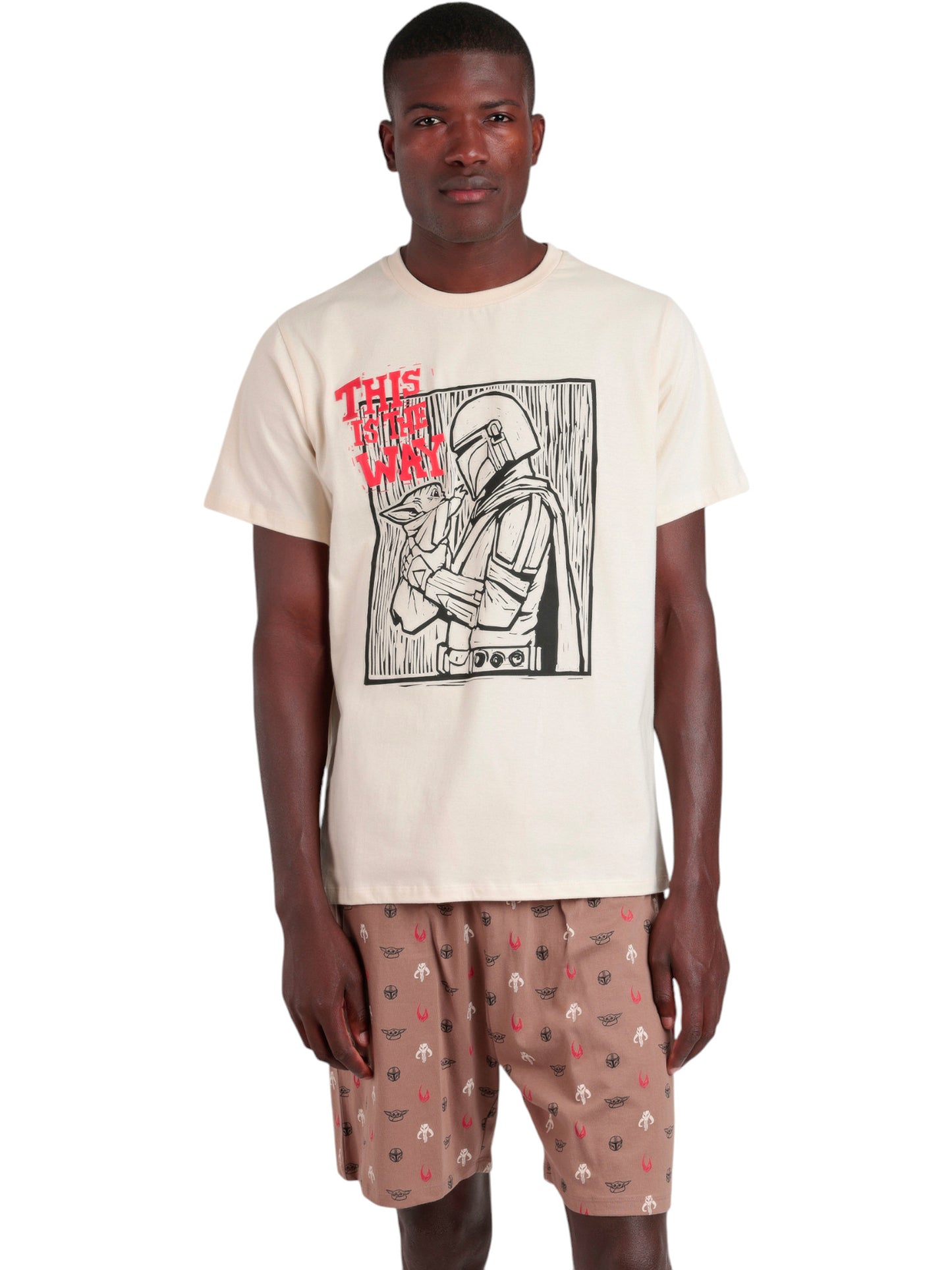 Pyjama short t-shirt Mandalorian Star Wars Admas