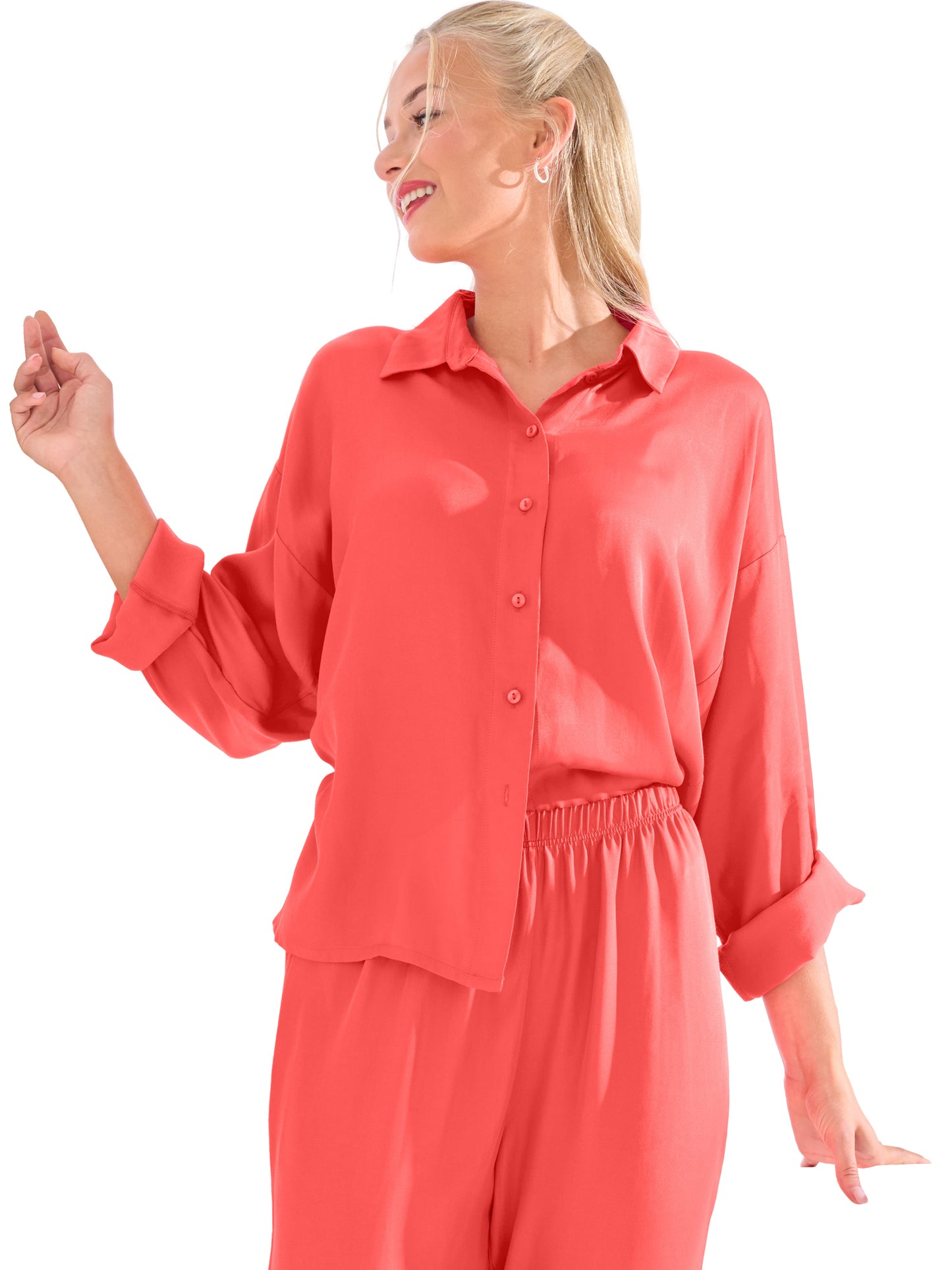 Haut pyjama chemise manches longues PARIS Lisca