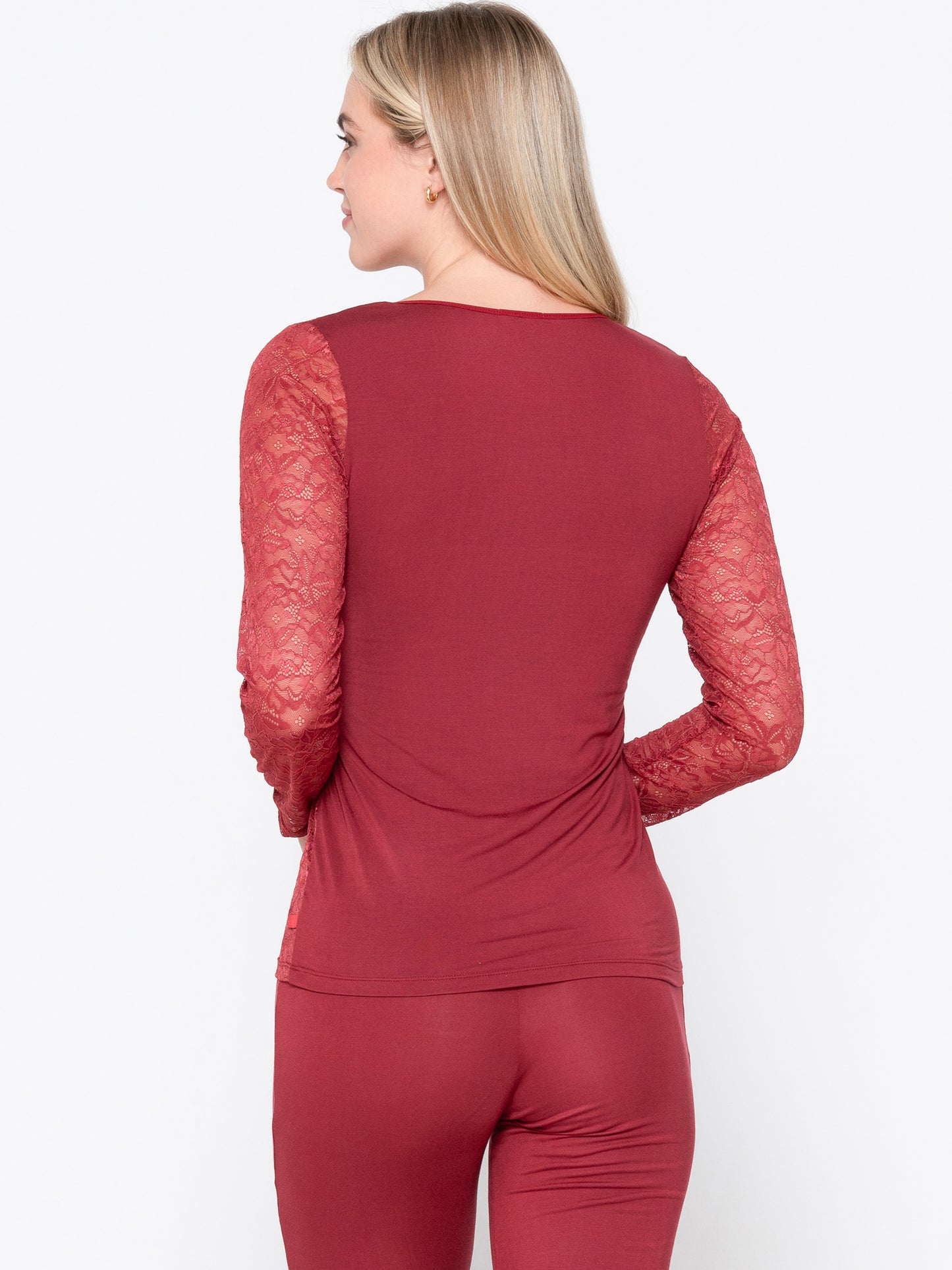 Caraco t-shirt dentelle MICRO TOUCH LACE Luna Splendida