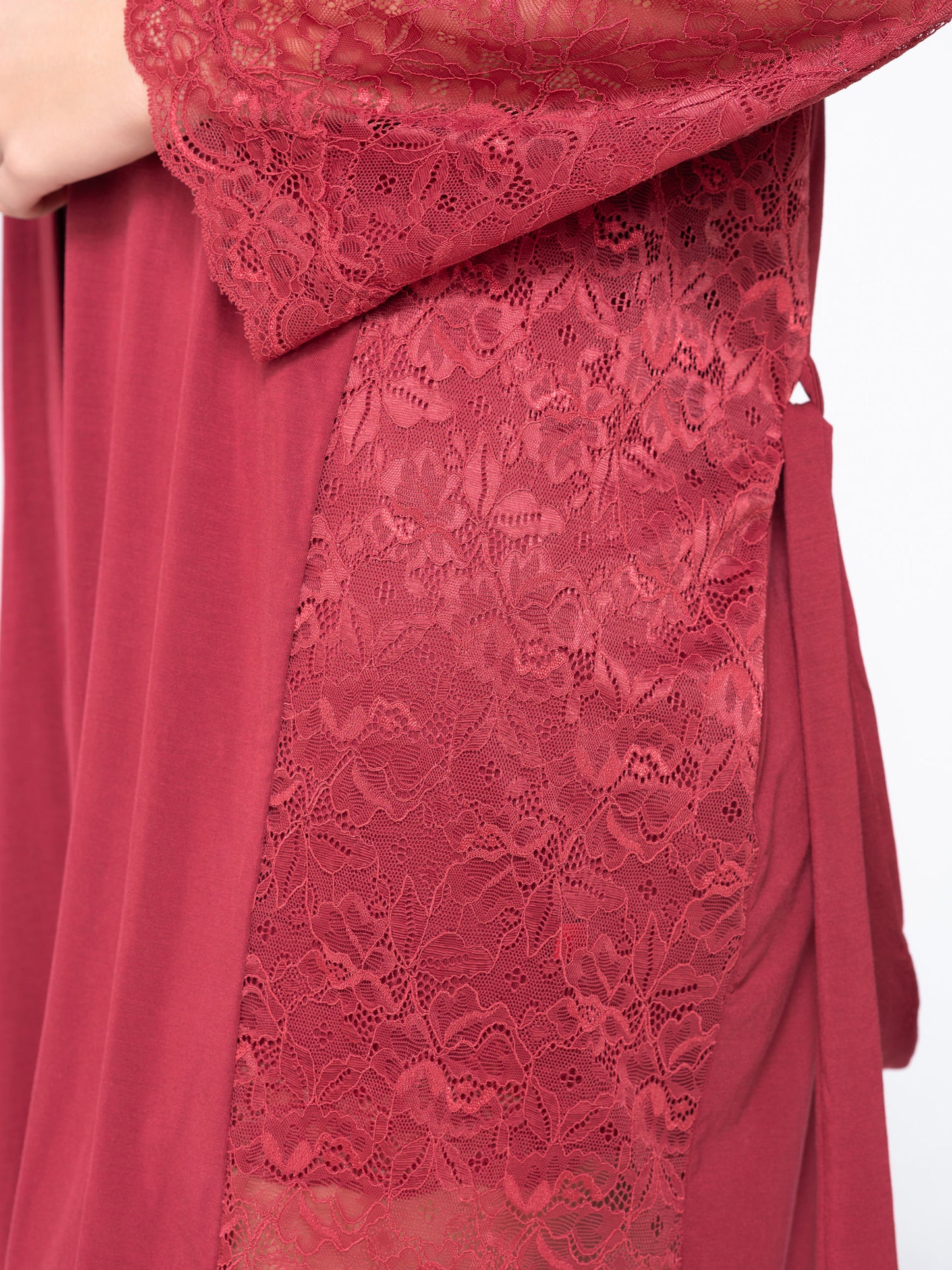 Kimono dentelle manches longues MICRO TOUCH LACE Luna Splendida