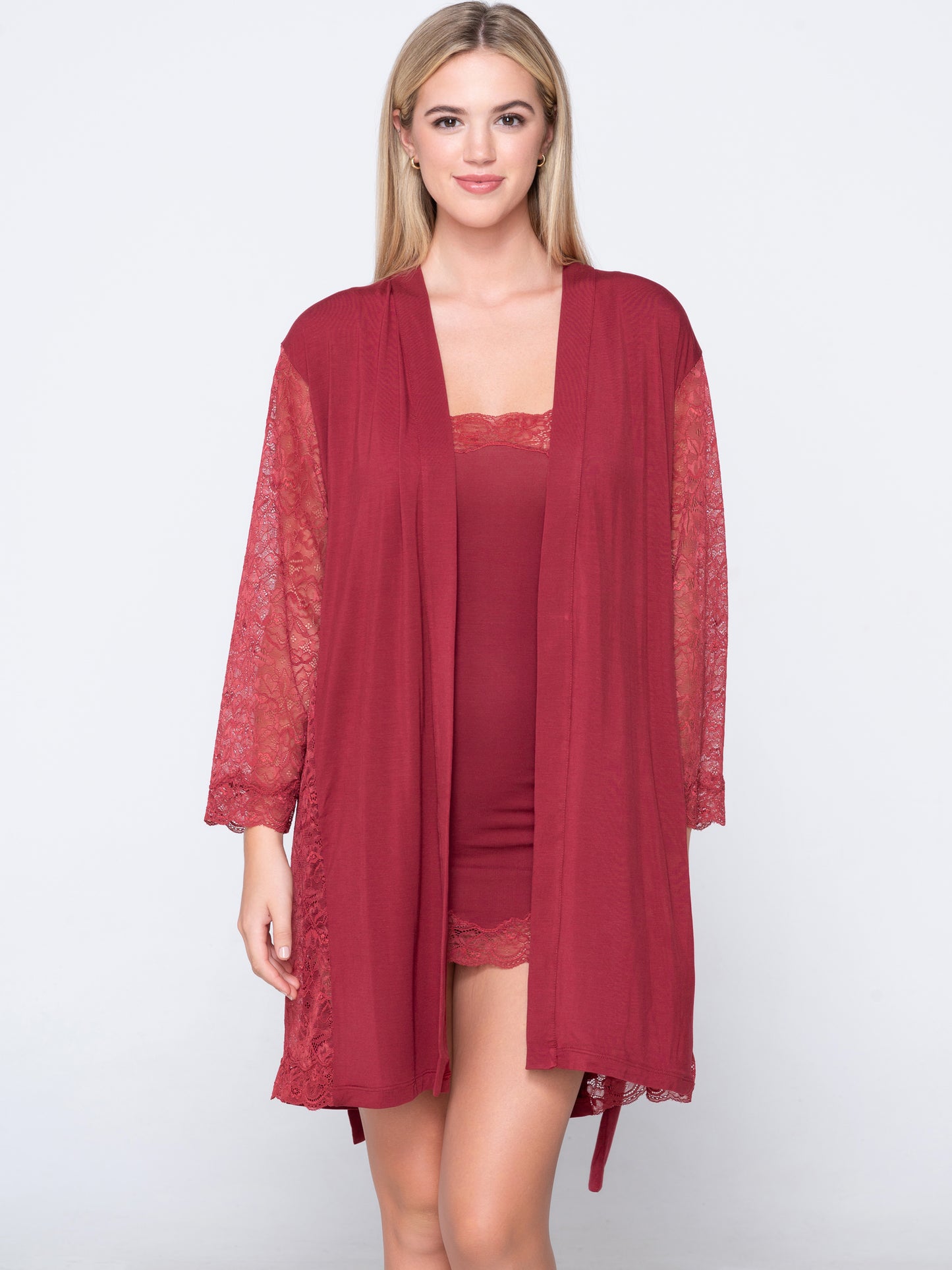 Kimono dentelle manches longues MICRO TOUCH LACE Luna Splendida