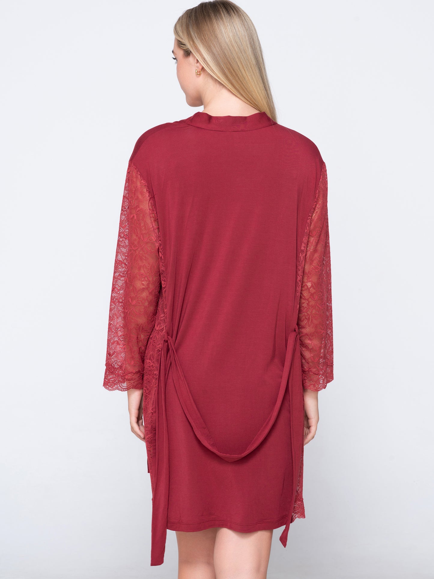 Kimono dentelle manches longues MICRO TOUCH LACE Luna Splendida