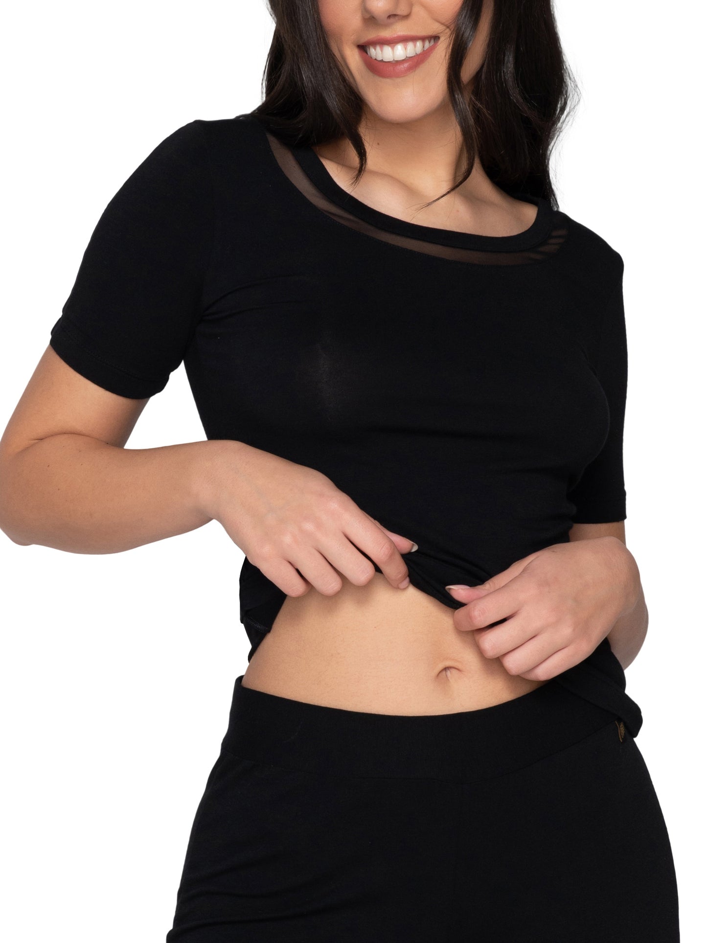 T-shirt manches courtes Cotton Touch Luna Splendida