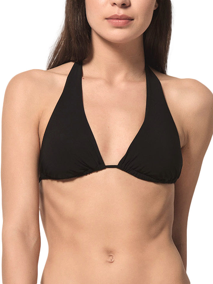 Haut maillot de bain triangle convertible Blue Sense Luna Splendida noir
