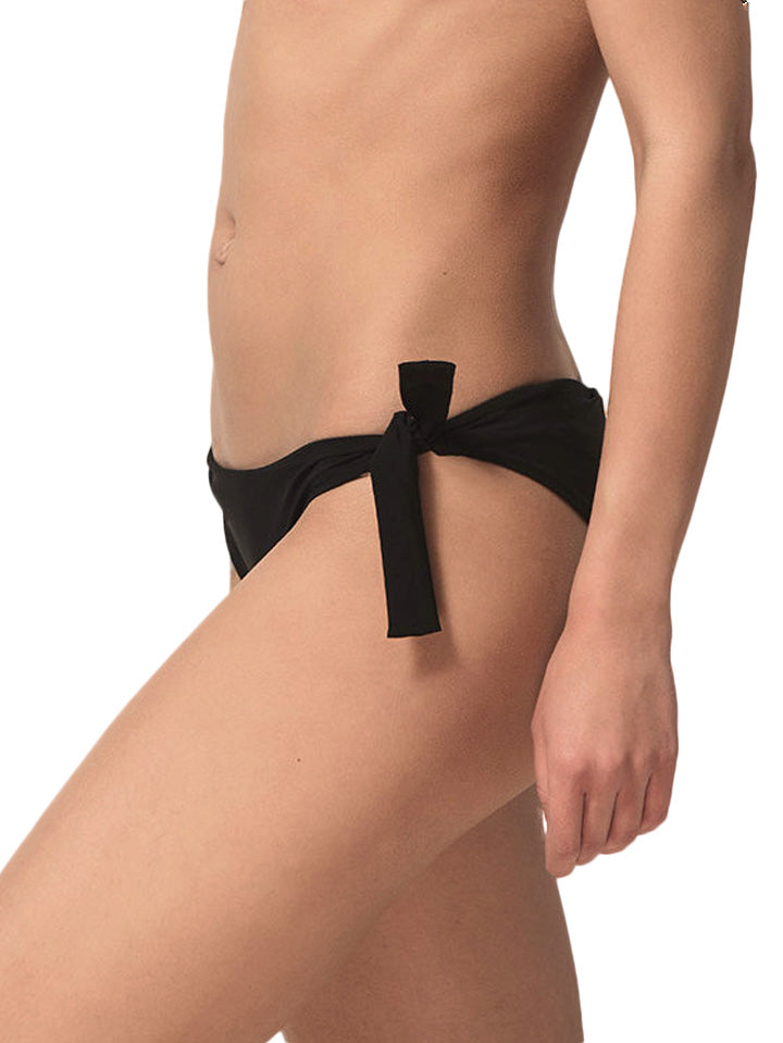 Bas maillot de bain à nouettes Blue Sense Luna Splendida noir