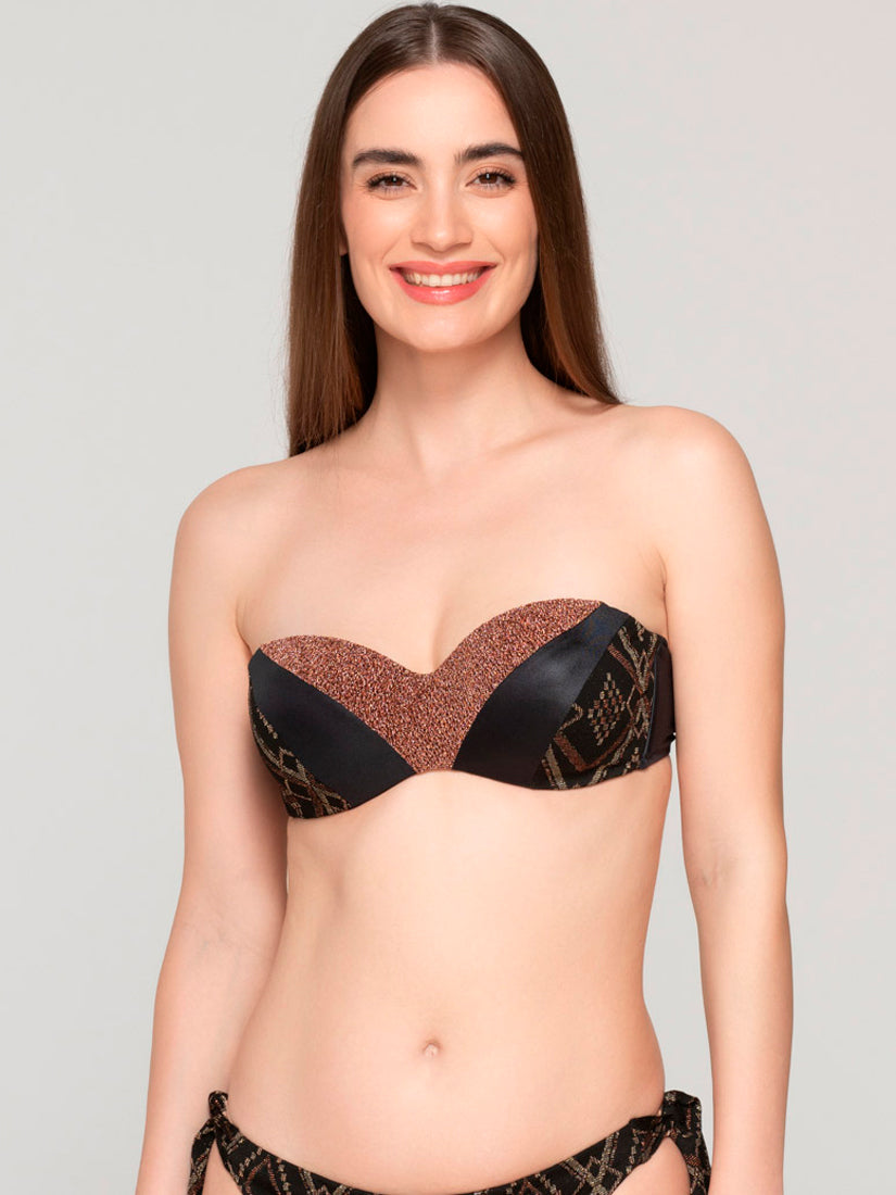 Haut maillot de bain bandeau préformé MANHATTAN Luna Splendida