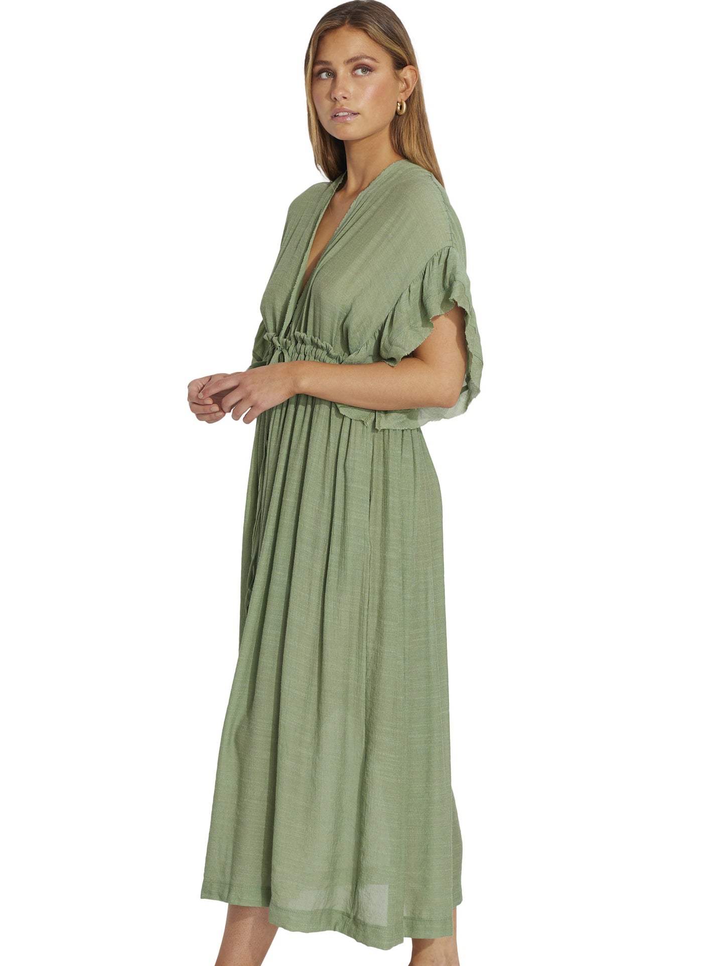 Robe longue estivale à volants Mojito Selmark Mare
