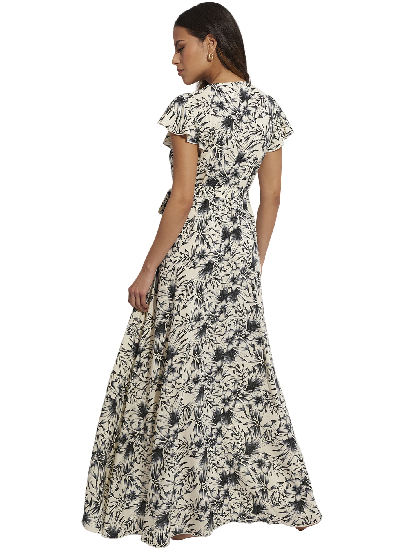 Robe longue estivale manches courtes Honolulu Selmark Mare