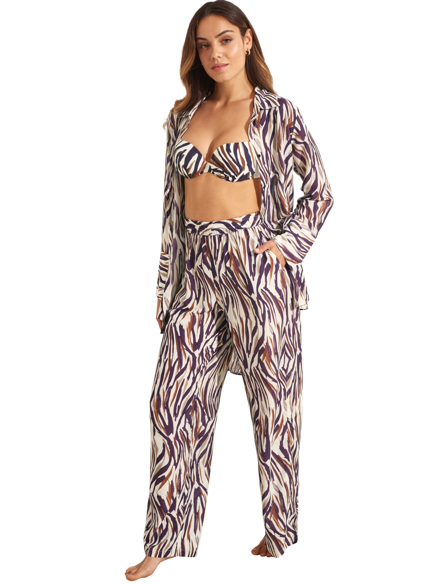 Ensemble estival pantalon chemise manches longues SERENGETI Selmark Mare
