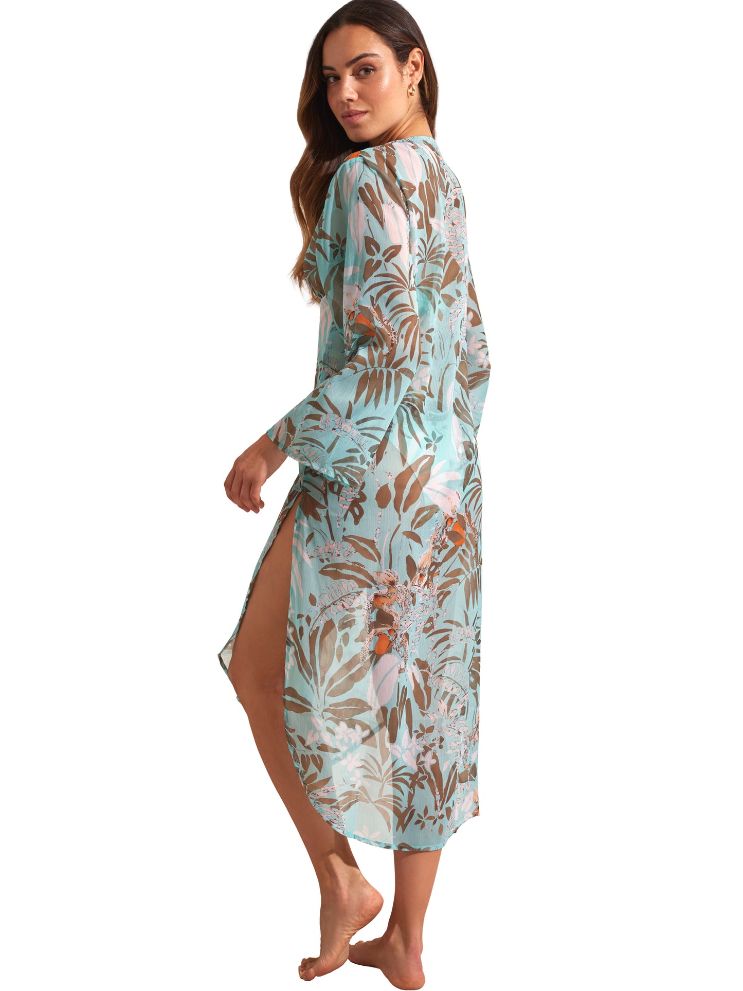 Kimono de plage mi-long AMAZONIA Selmark Mare