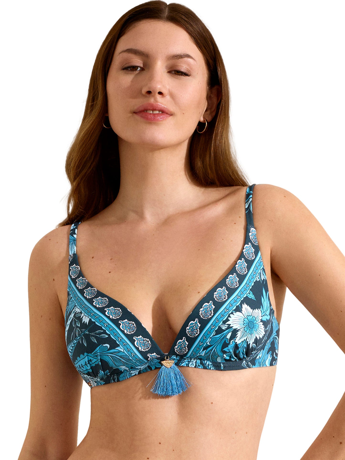 Haut maillot de bain décolleté préformé sans armatures ACANTHUS Selmark Mare