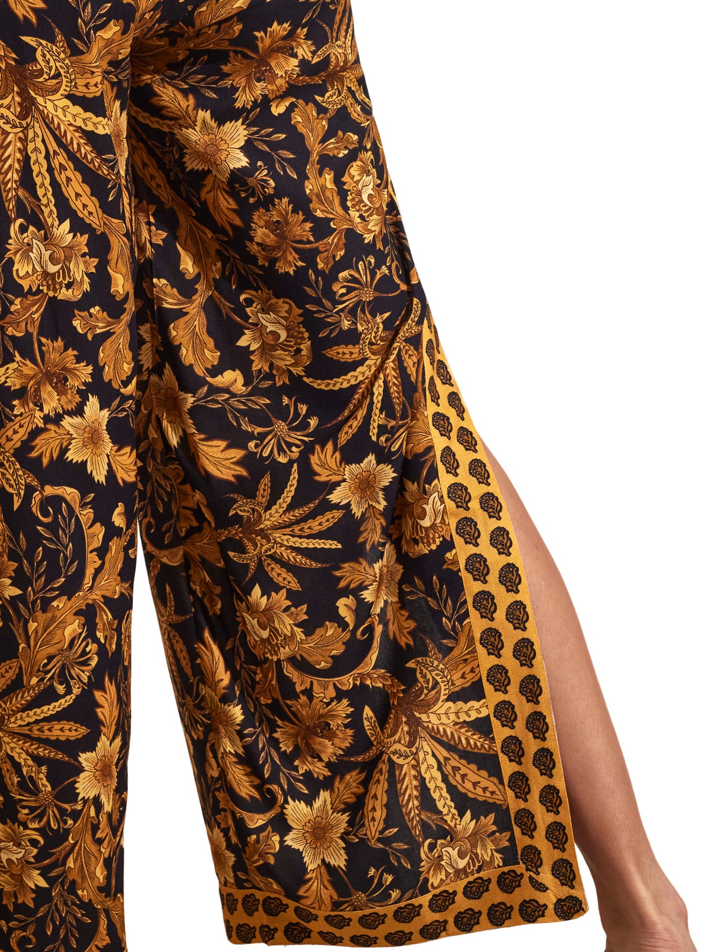 Pantalon de plage palazzo fendu ACANTHUS Selmark Mare