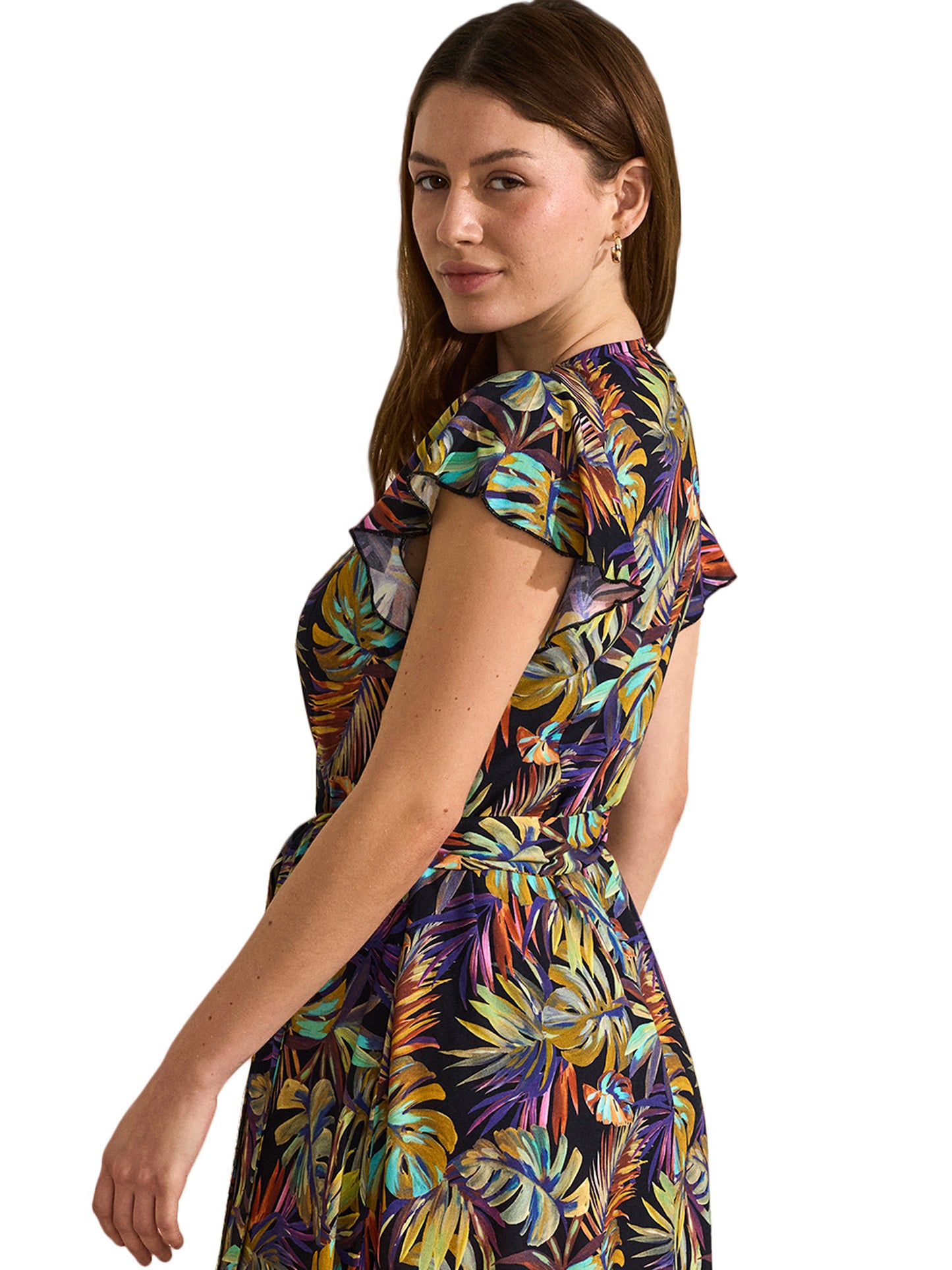 Robe longue estivale manches courtes JADE Selmark Mare