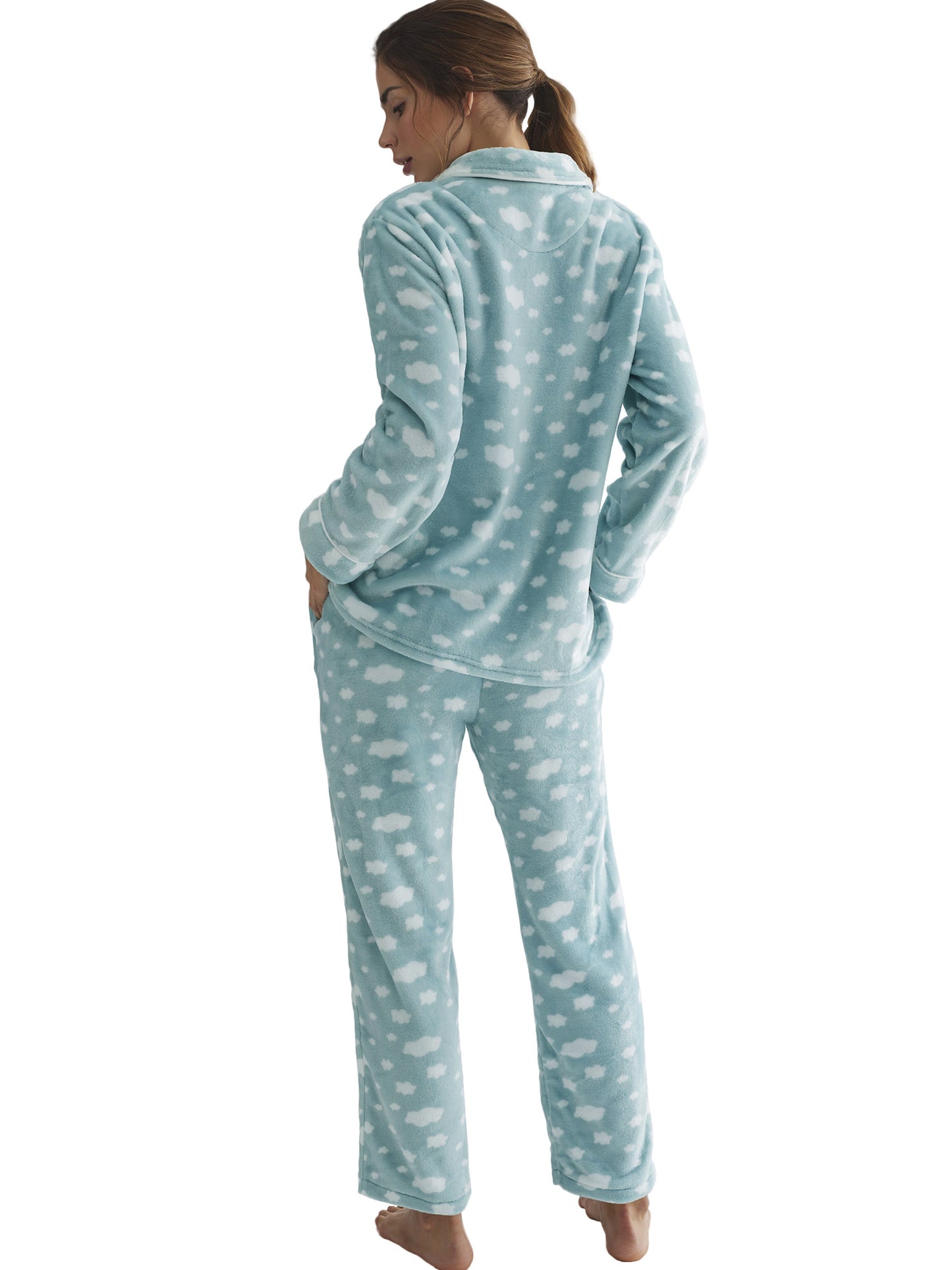 Pyjama pantalon chemise manches longues Polar Joven Selmark