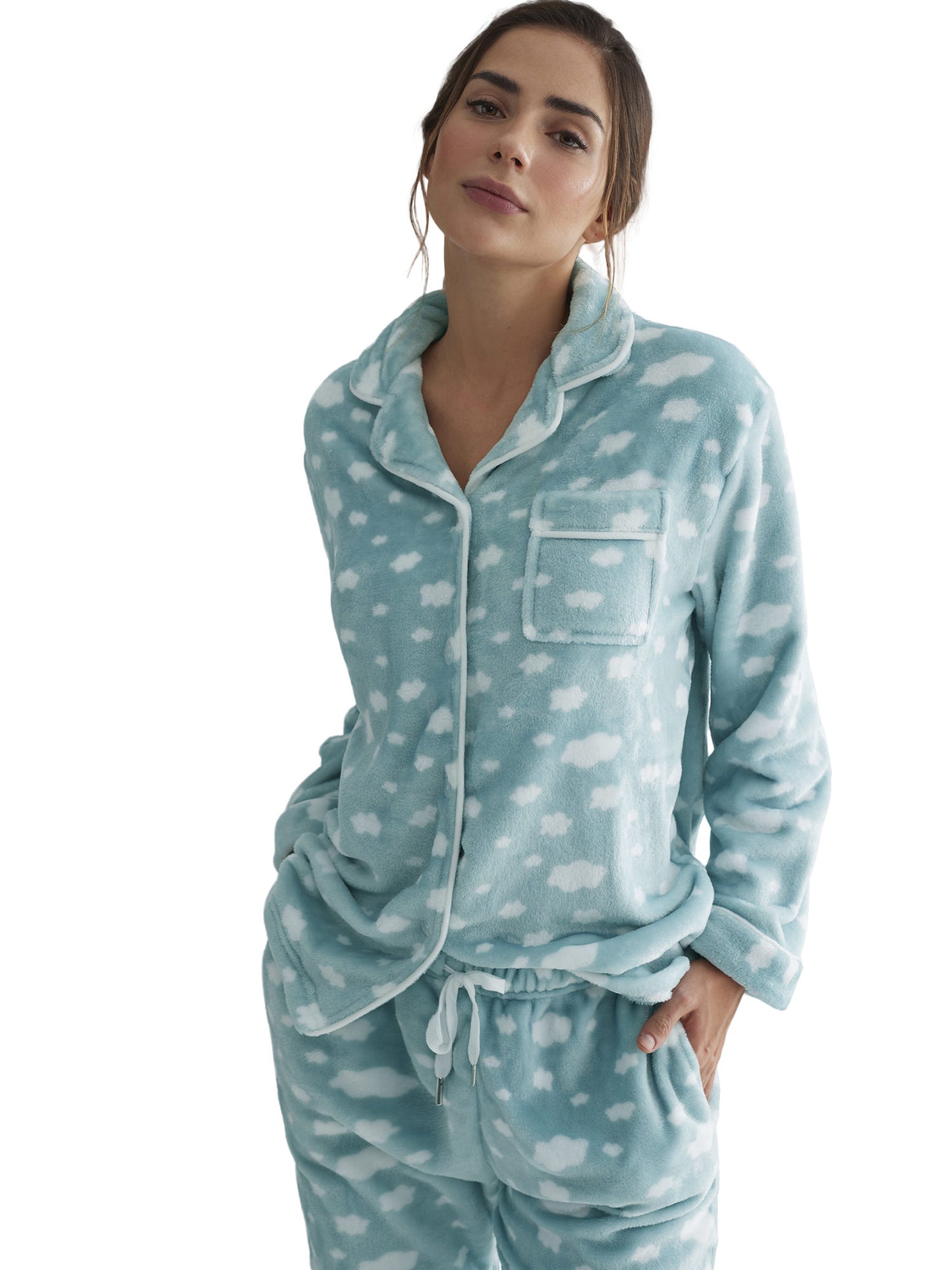 Pyjama pantalon chemise manches longues Polar Joven Selmark