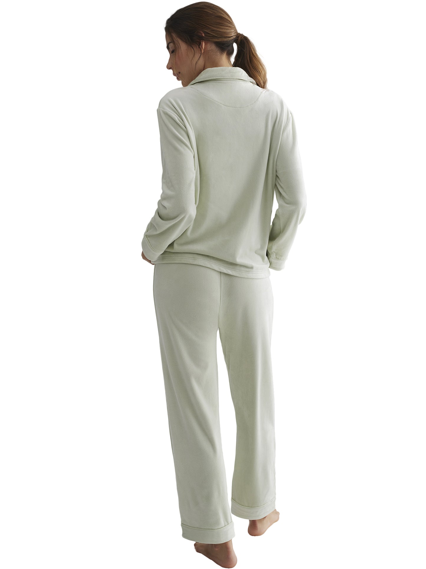 Tenue détente et intérieur pyjama pantalon chemise Polar Soft Selmark