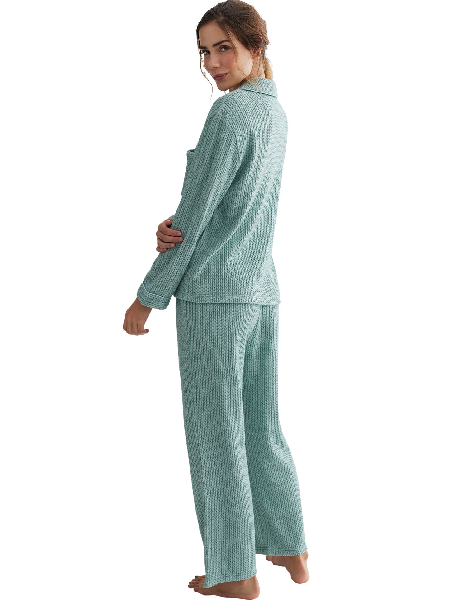 Pyjama pantalon chemise manches longues Espiga Selmark