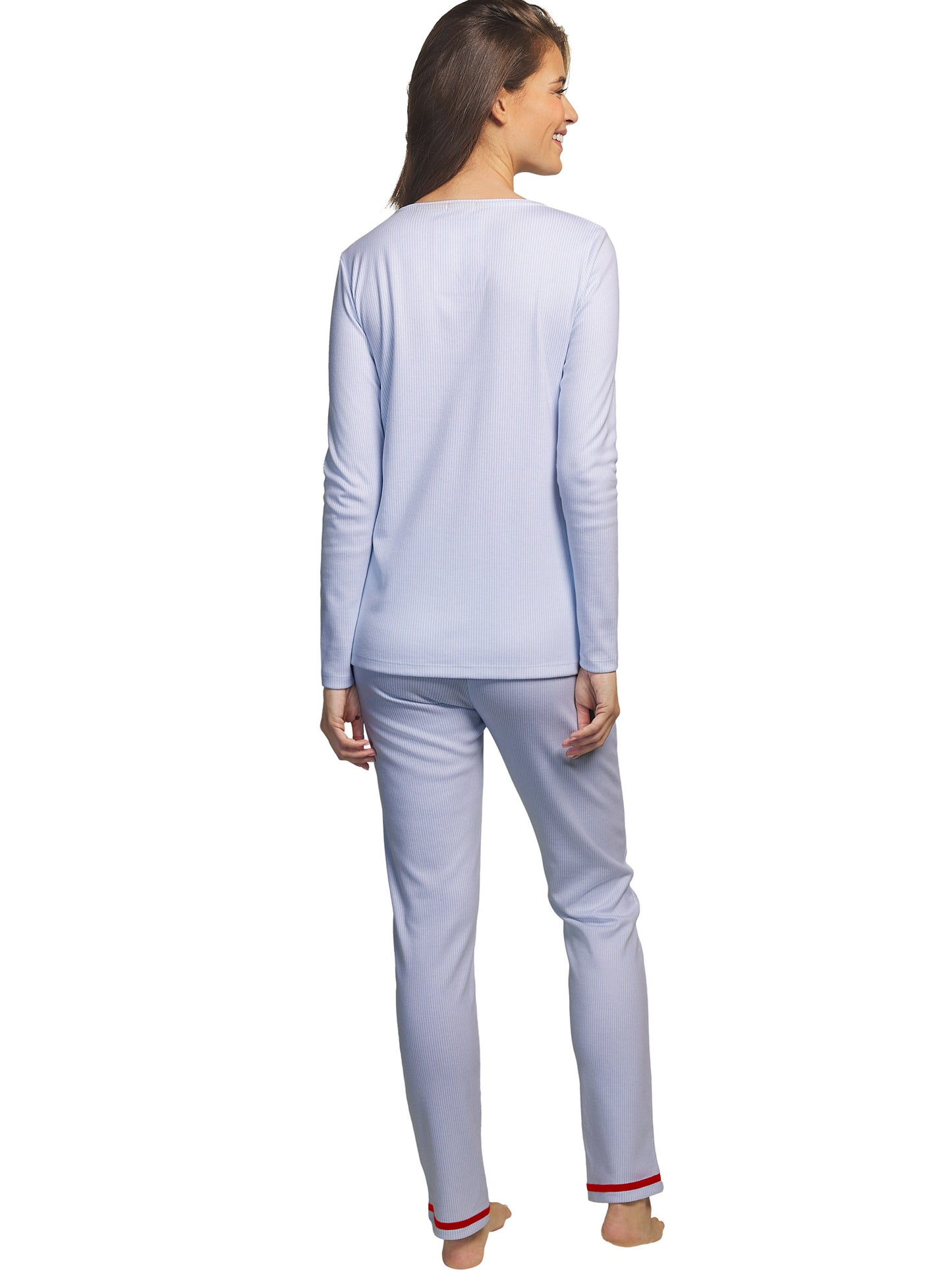 Pyjama pantalon haut manches longues Rayas Selmark