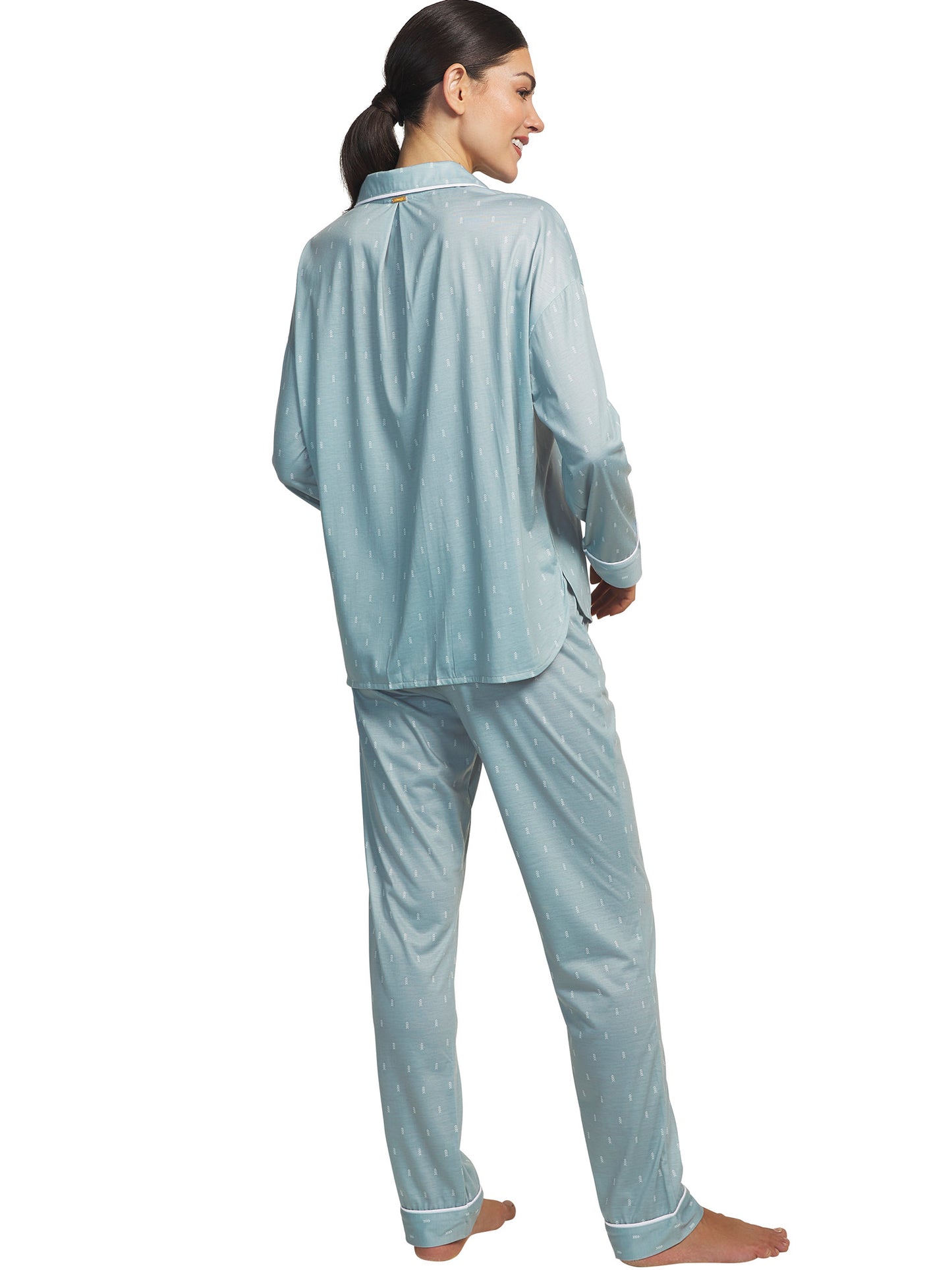 Pyjama pantalon chemise manches longues Algodon Selmark