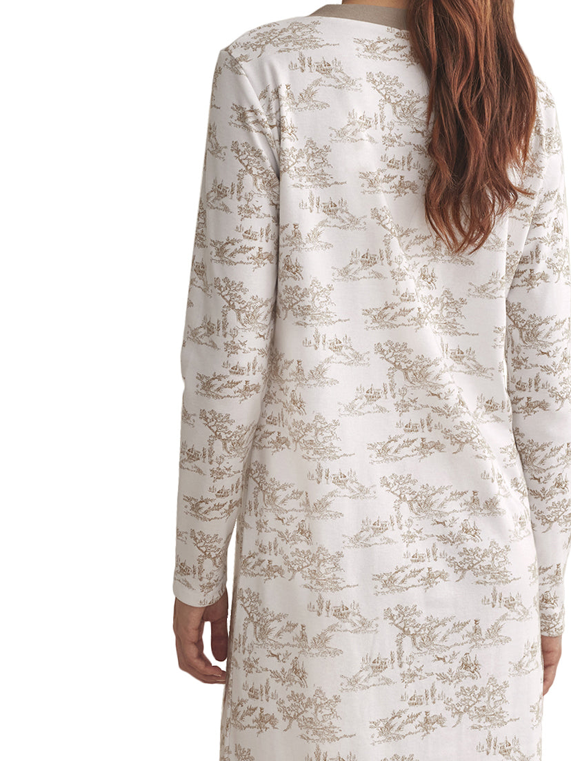 Chemise de nuit manches longues ROMANTICA Selmark