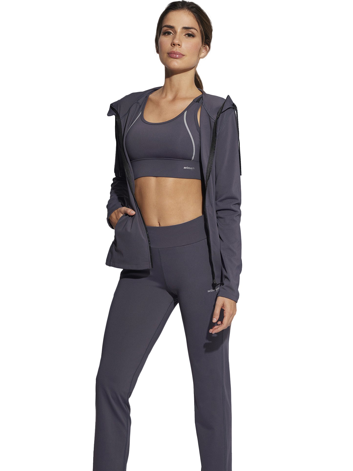 Veste de sport zippée à capuche Tech ST5 Selmark
