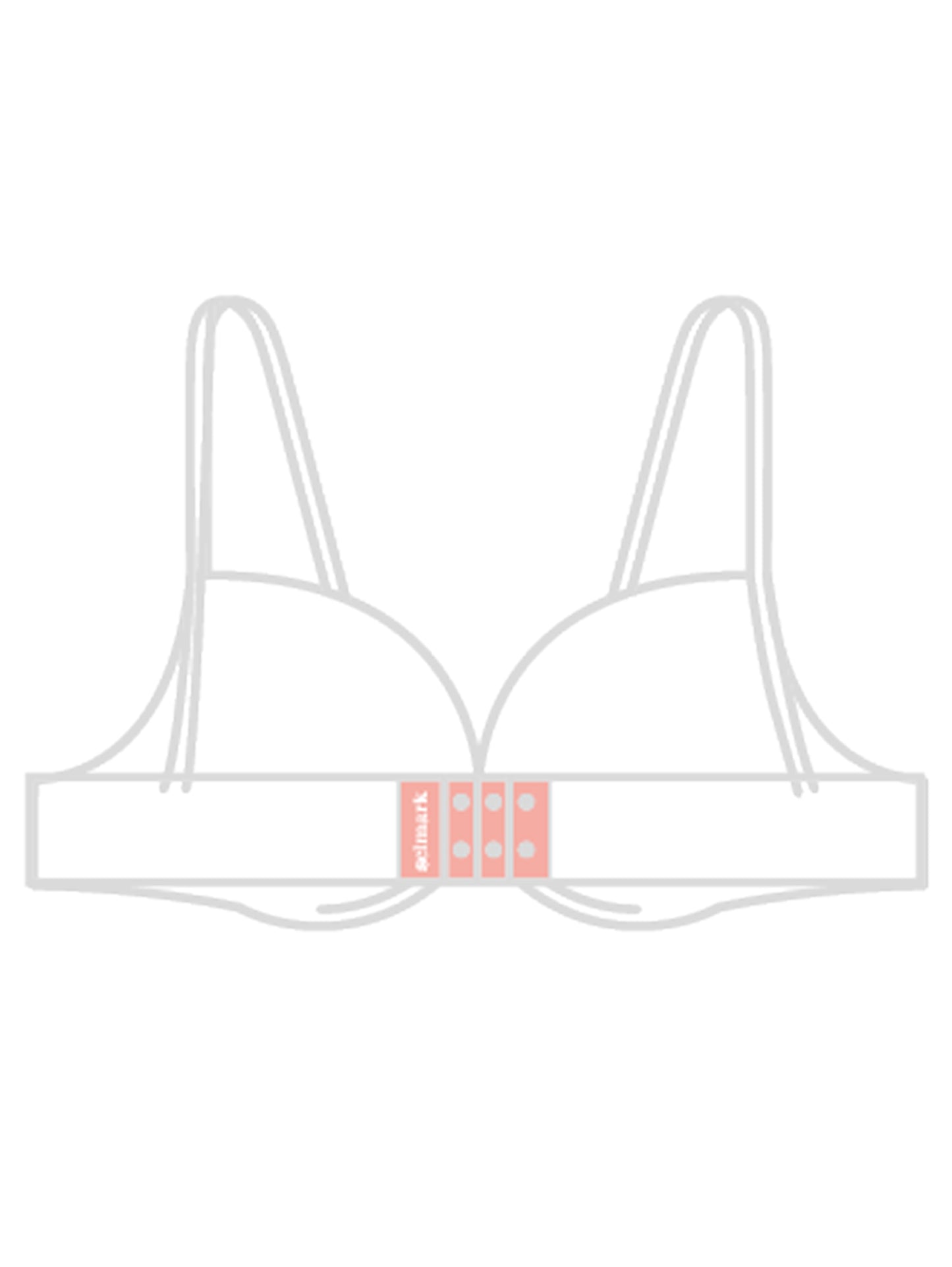 Lot 3 élargisseurs soutien-gorge 30mm Selmark