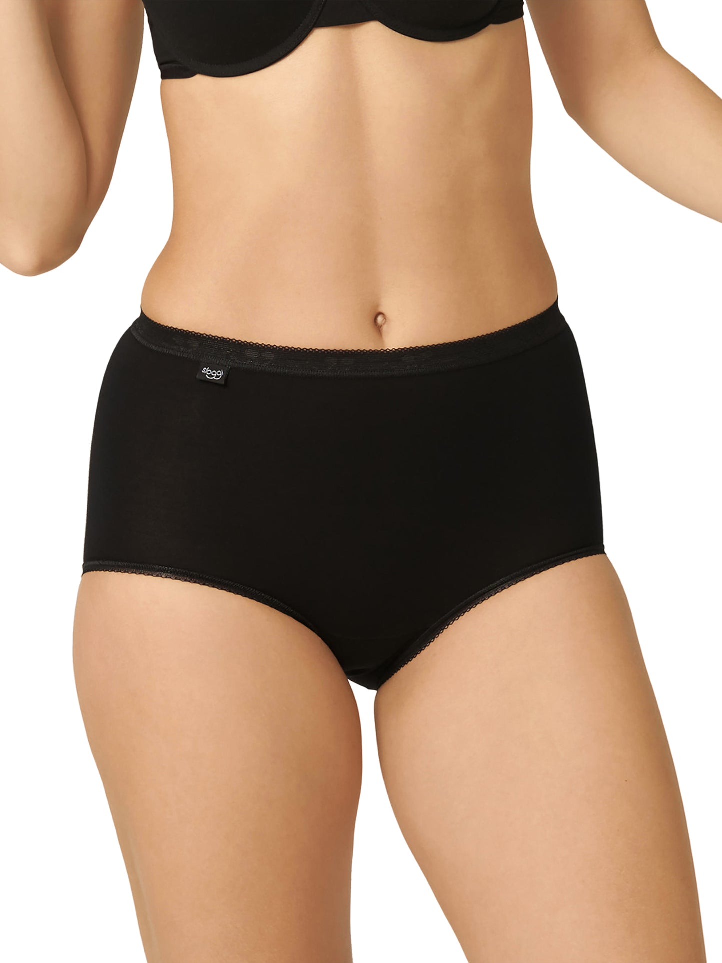 Pack x4 slips taille haute BASIC PLUS Sloggi