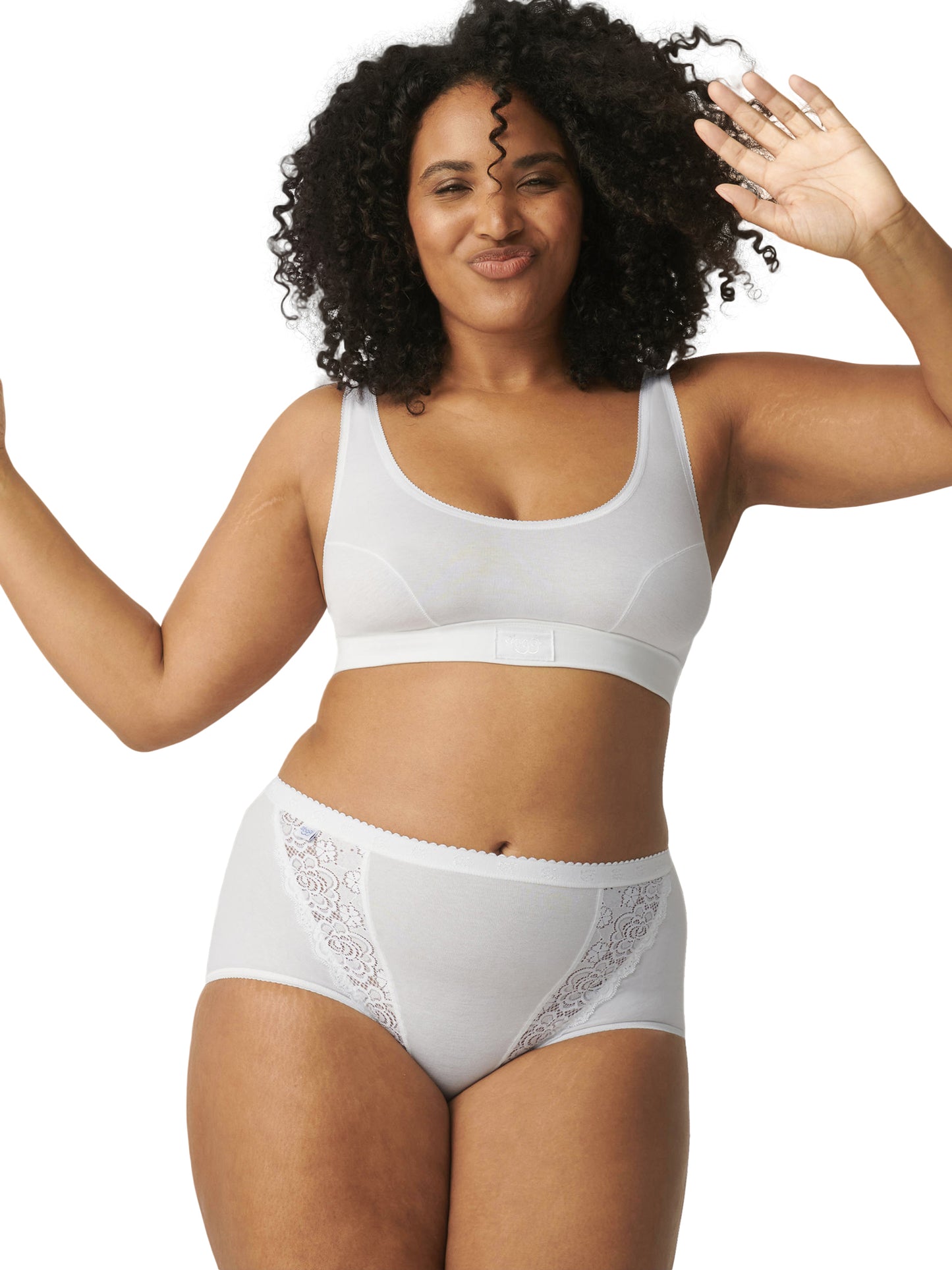 Pack x4 slips taille haute CHIC Sloggi