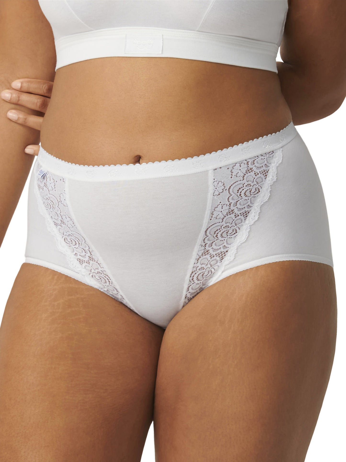 Pack x4 slips taille haute CHIC Sloggi