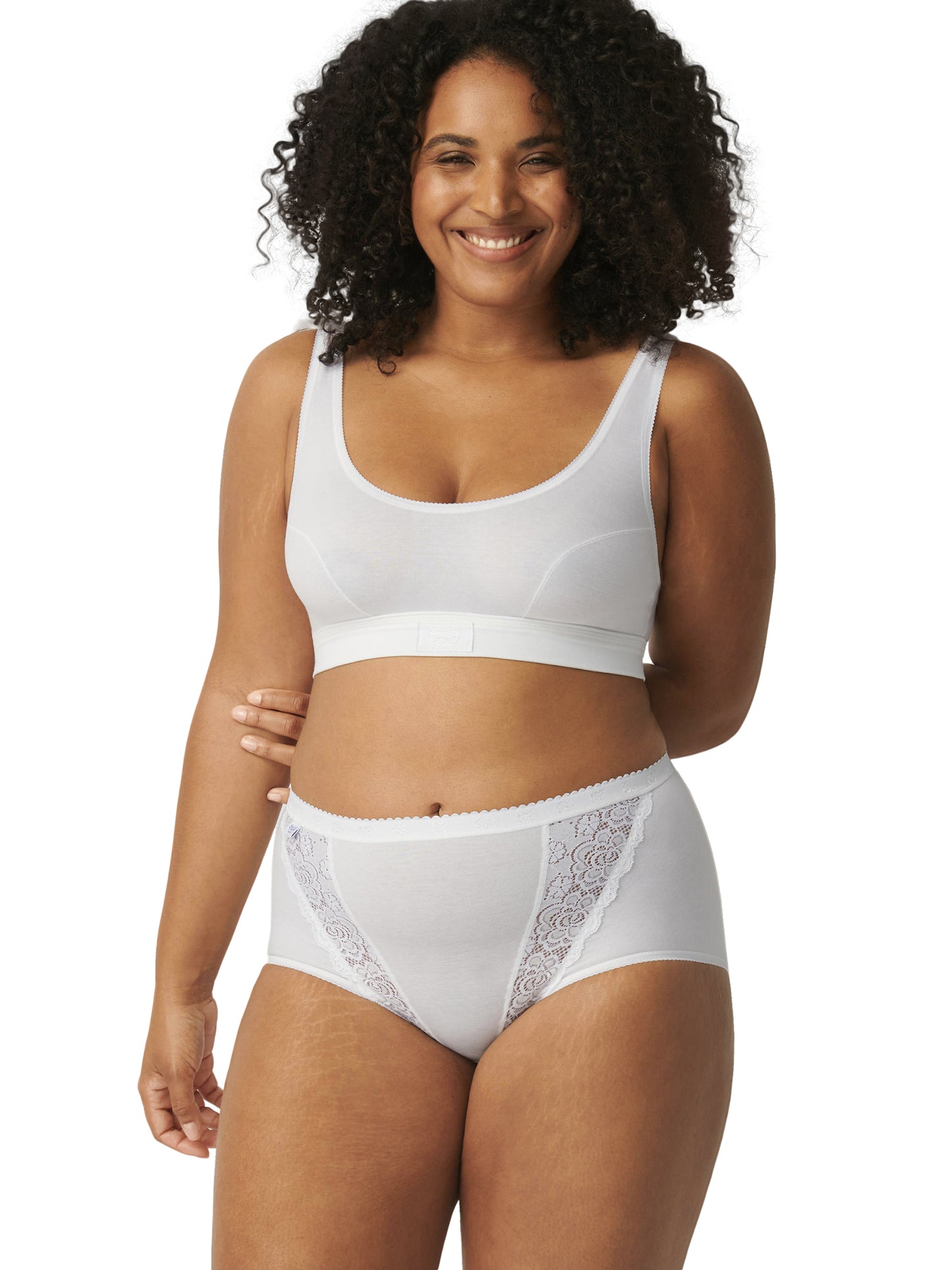 Pack x4 slips taille haute CHIC Sloggi