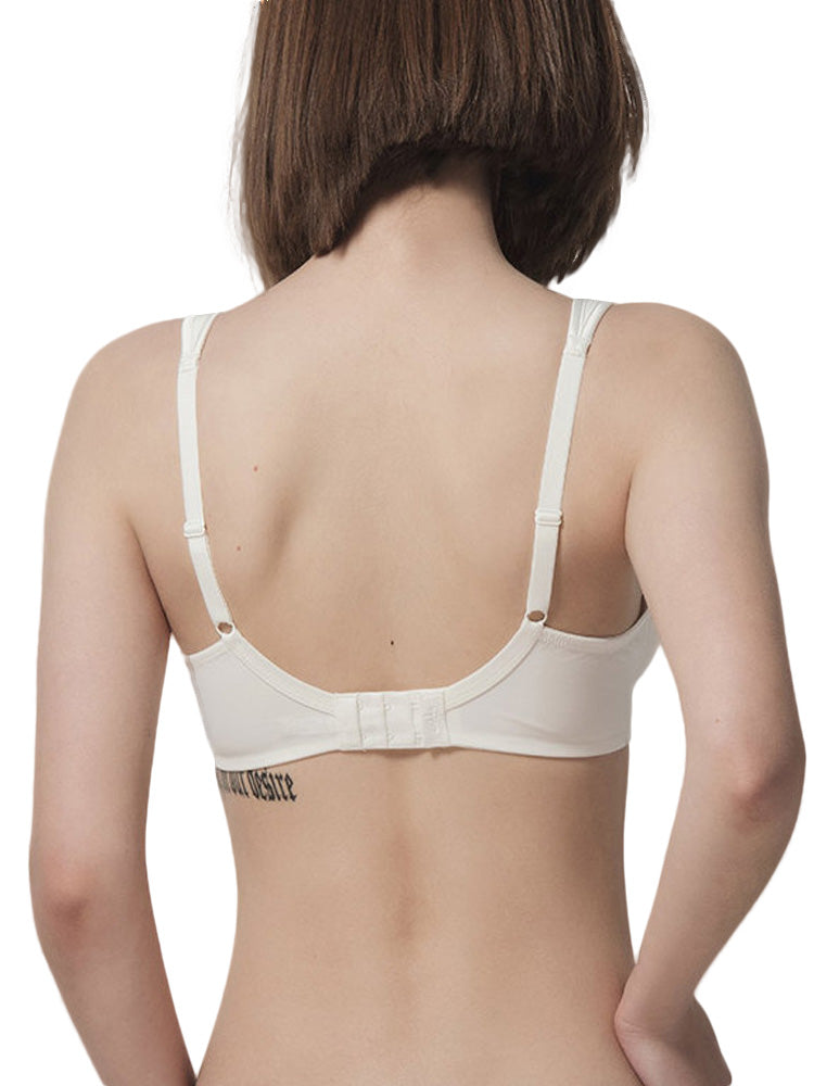 Soutien-gorge minimiseur balconnet Secret Sense Luna Splendida ivoire