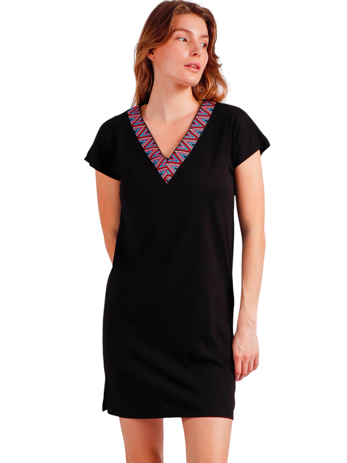 Robe de plage manches courtes Sailor Club Admas