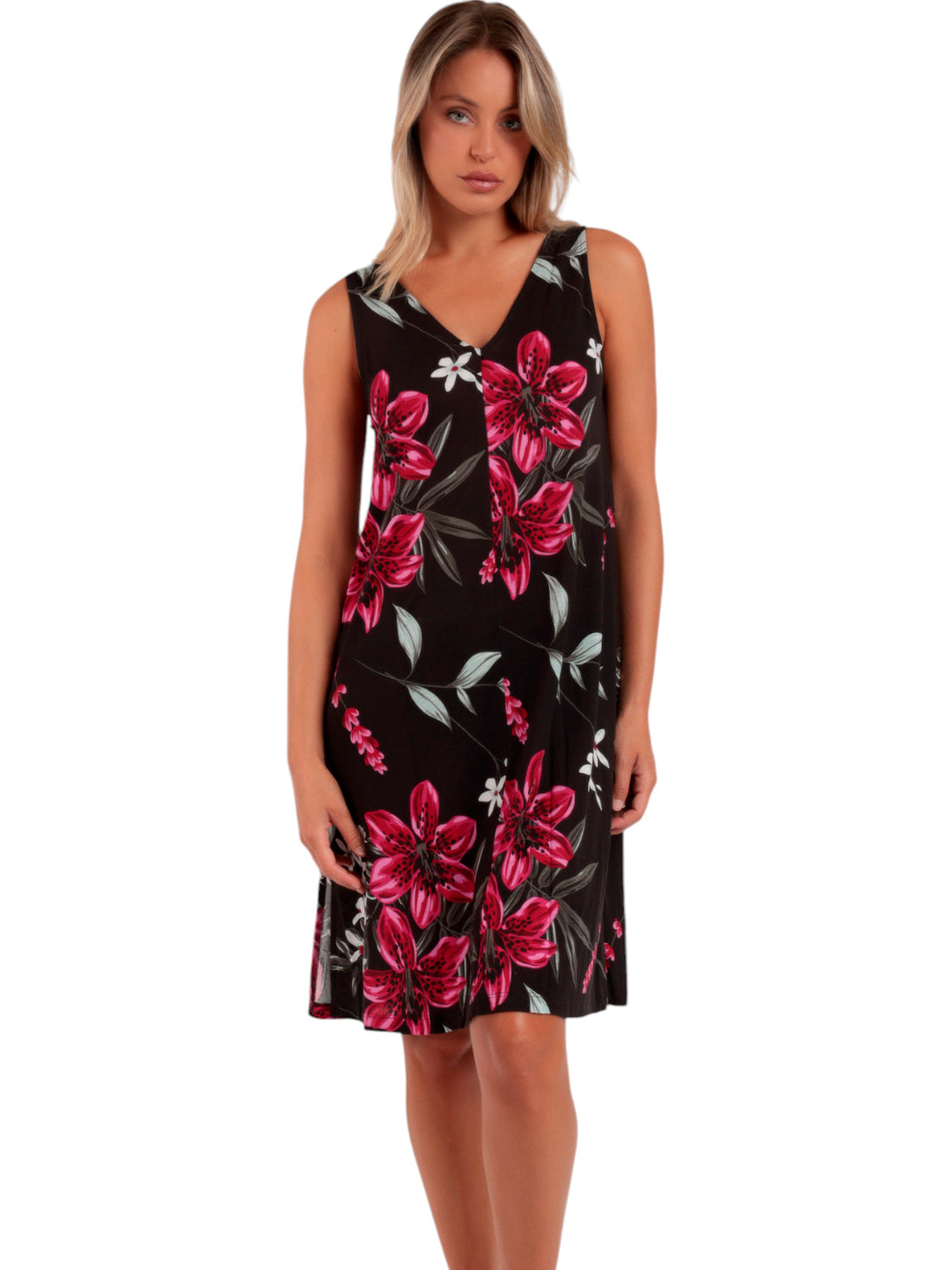 Robe estivale sans manches Brown Style Admas