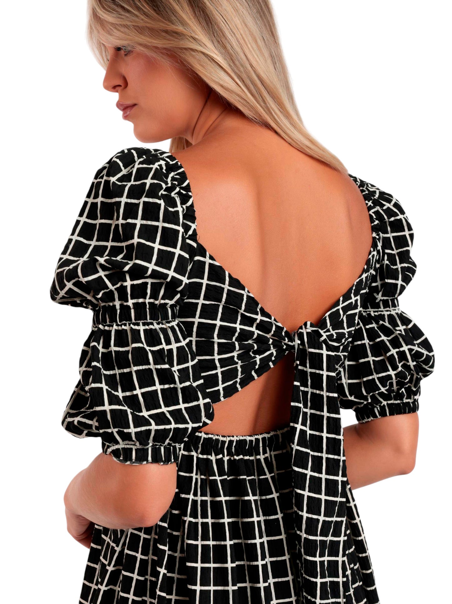 Robe longue estivale demi-manches col carré Dreams Admas