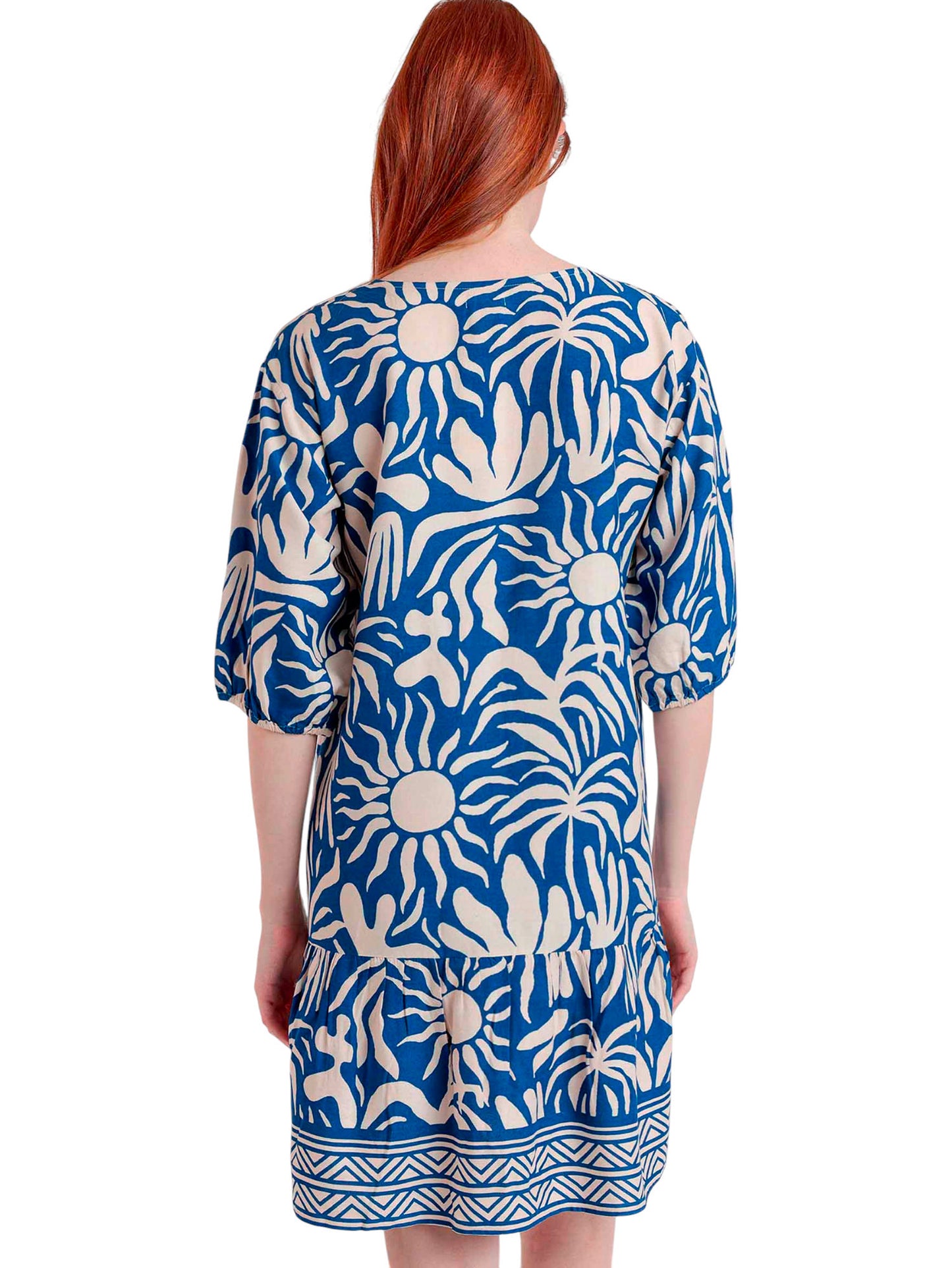 Robe estivale manches trois-quarts Sun Summer Admas