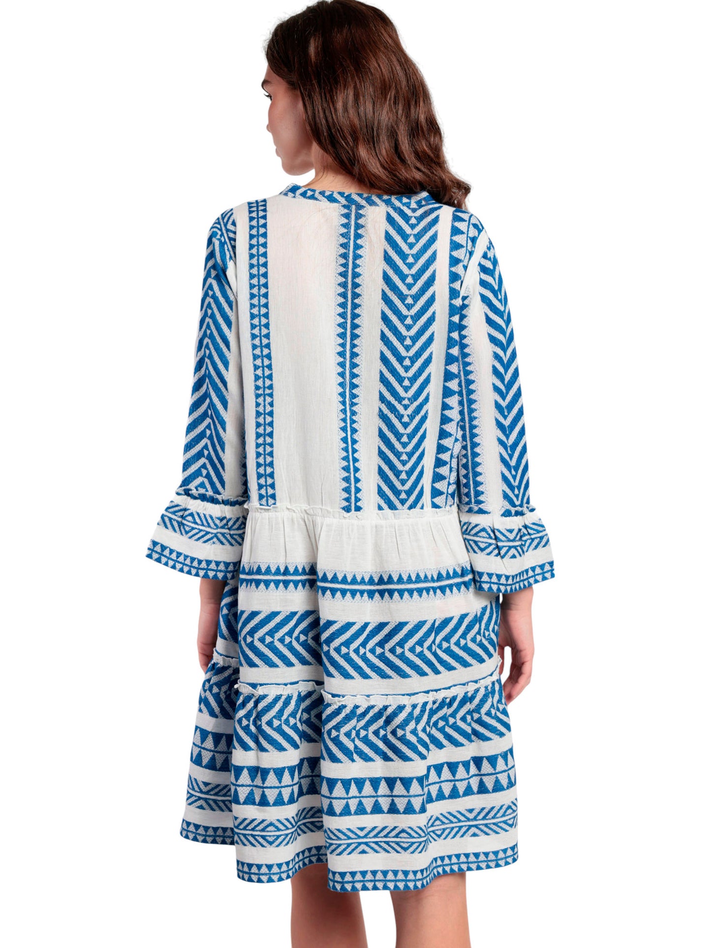 Robe estivale manches trois-quarts Sicilia Admas