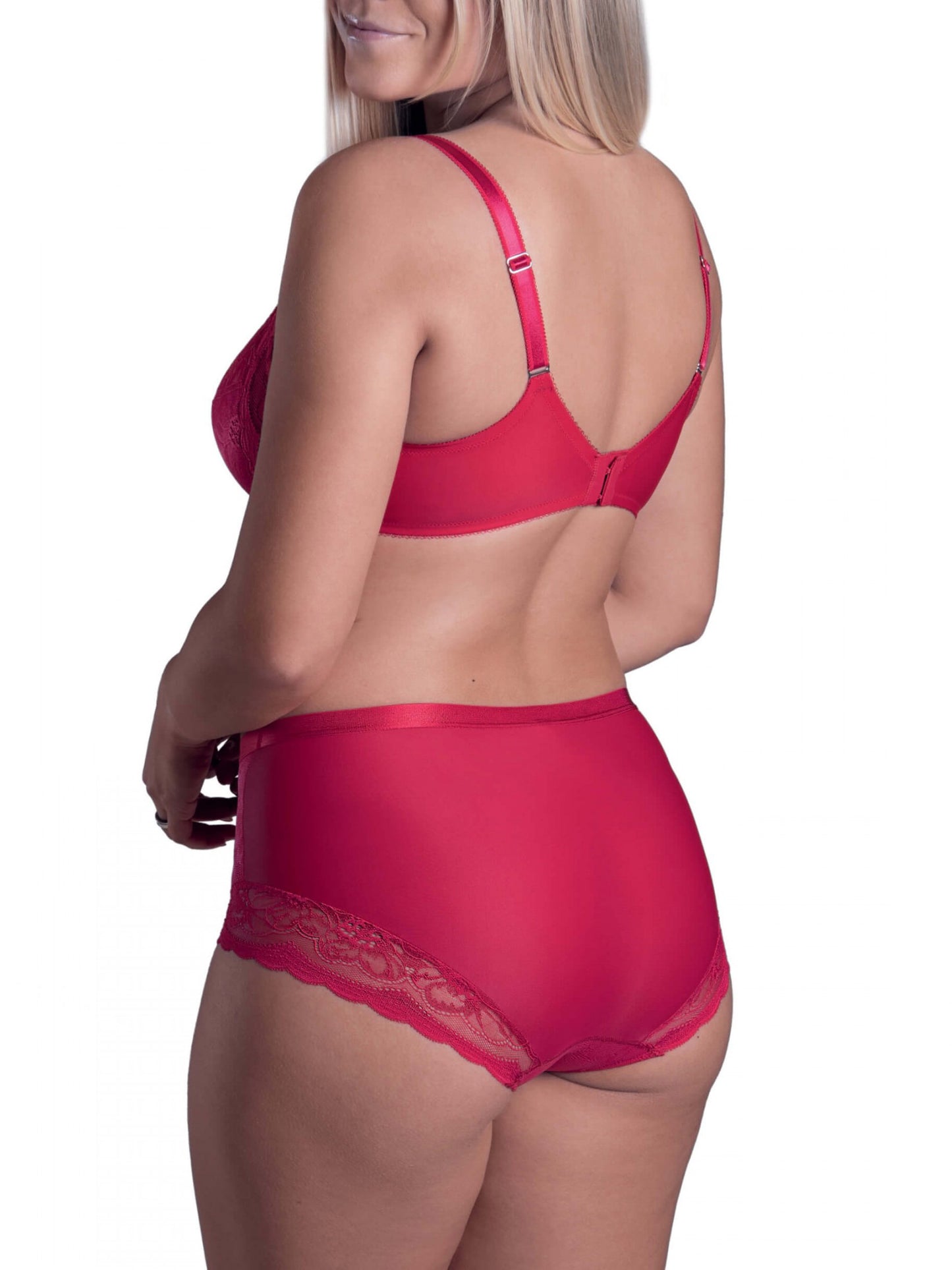 Soutien-gorge armaturé Evelyn Lisca rouge - bonnets F à G