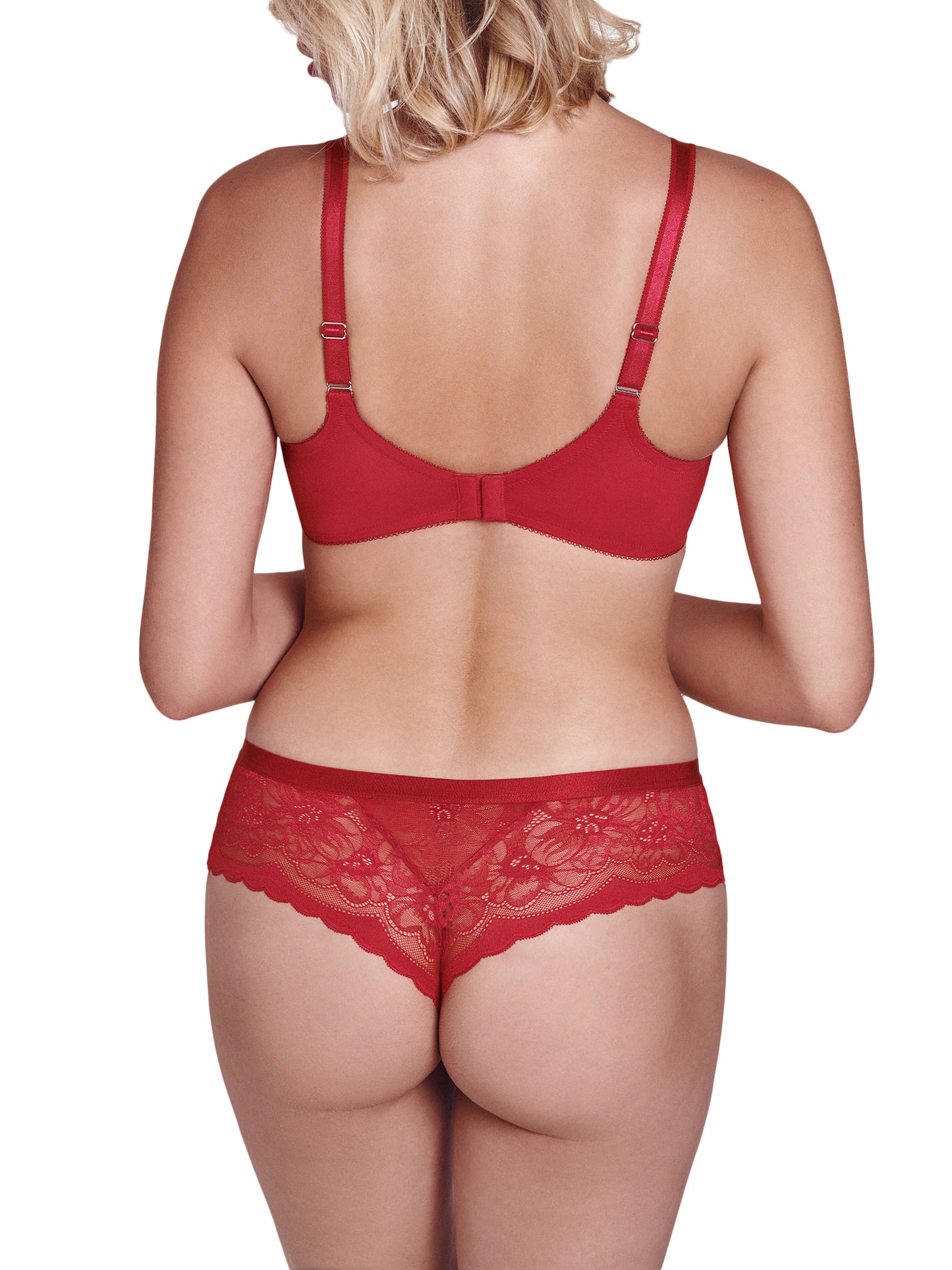 Soutien-gorge armaturé Evelyn Lisca rouge - bonnets F à G