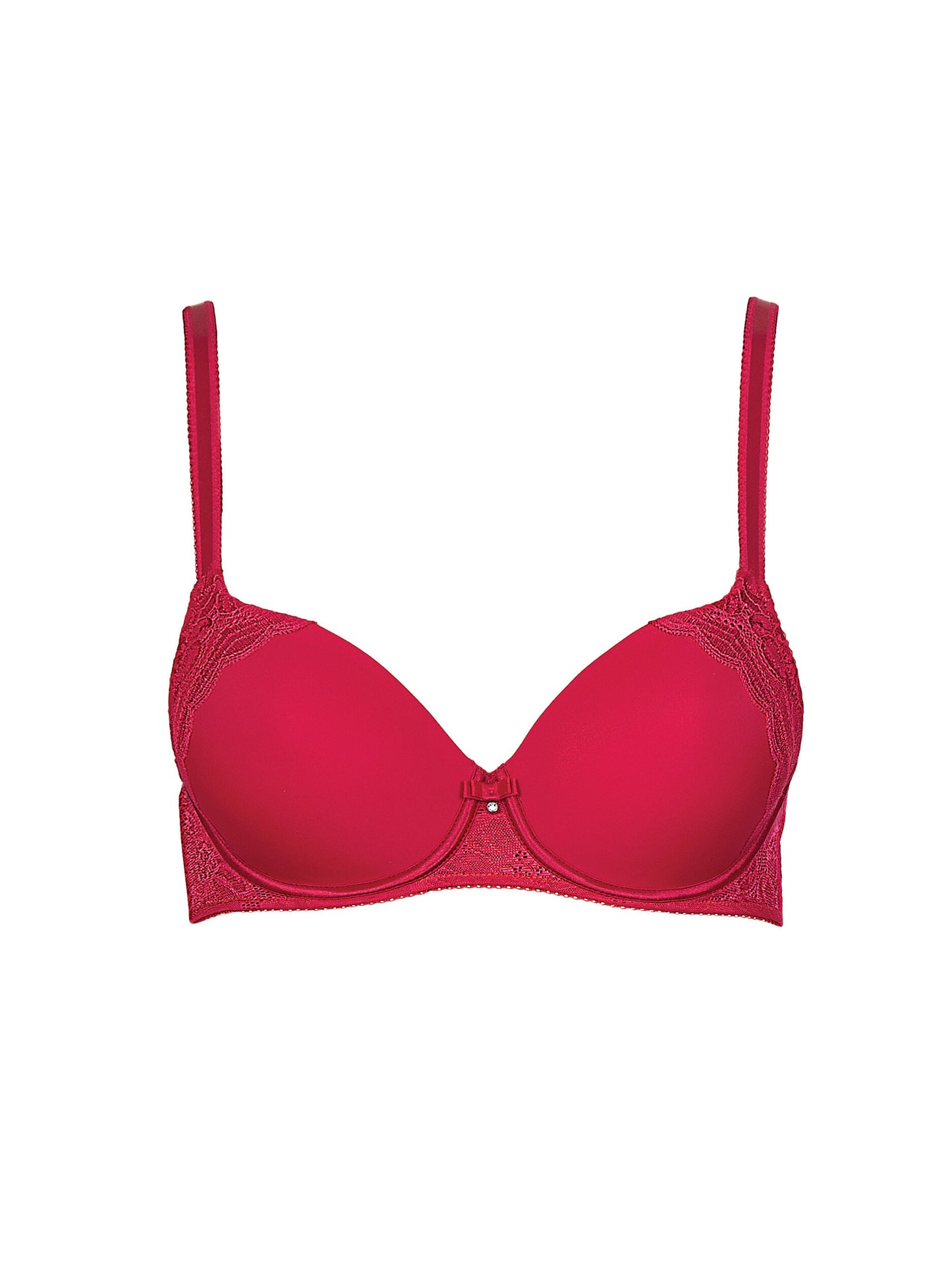 Soutien-gorge préformé Evelyn rouge Lisca - bonnets B à E