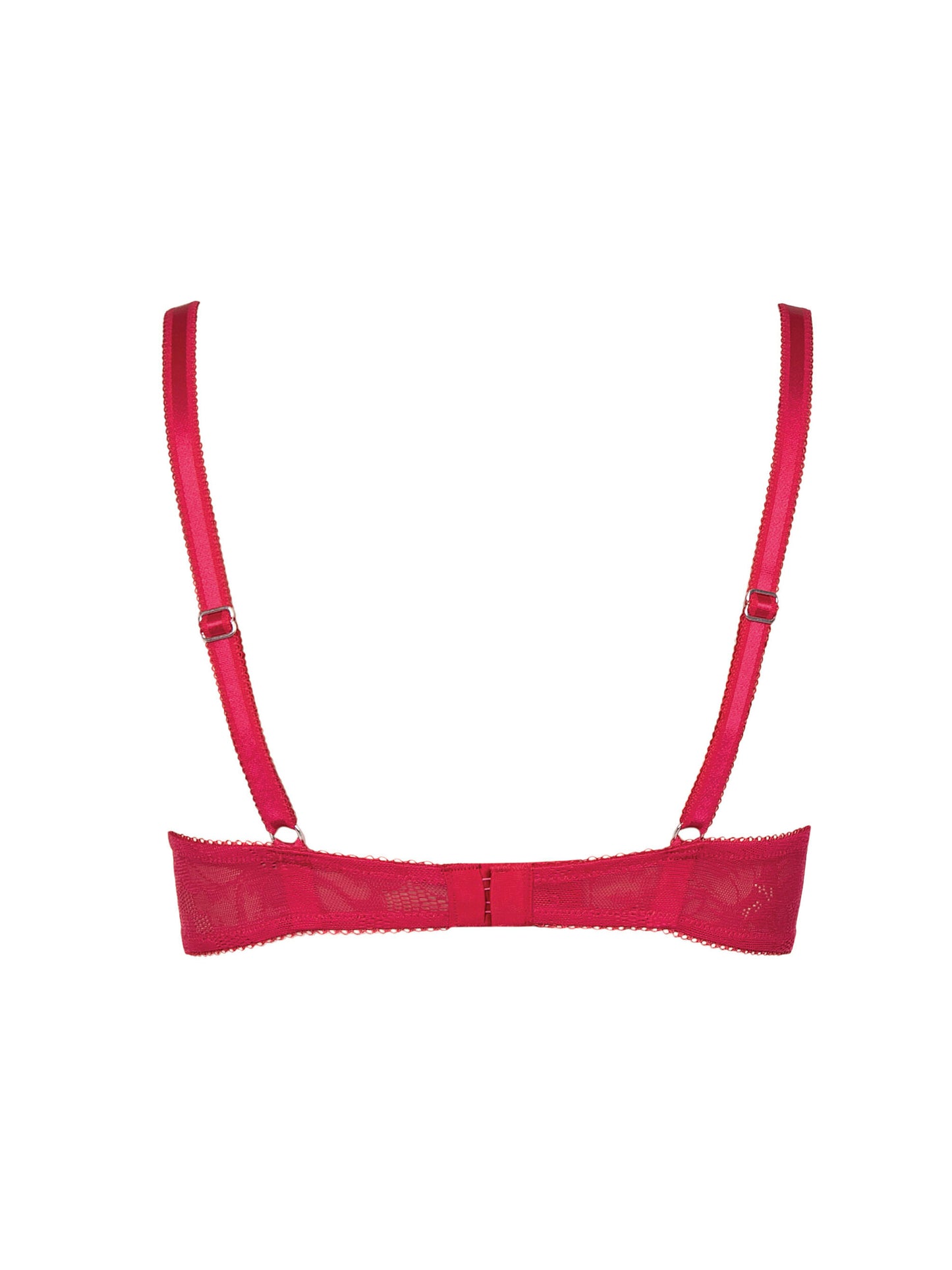 Soutien-gorge préformé Evelyn rouge Lisca - bonnets B à E