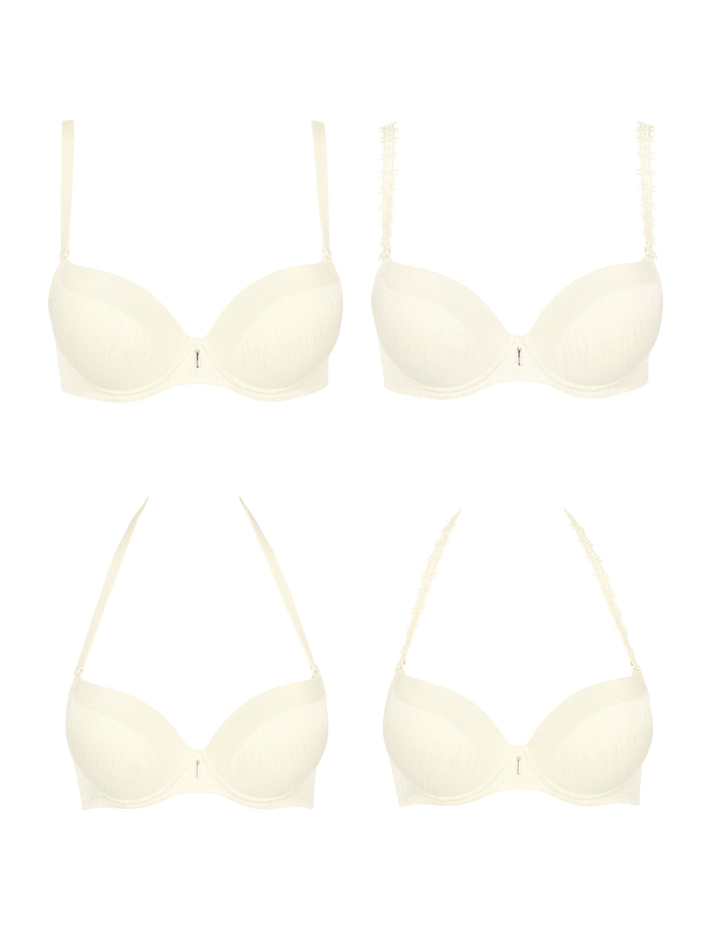 Soutien-gorge push-up multipositions Gracia ivoire Lisca