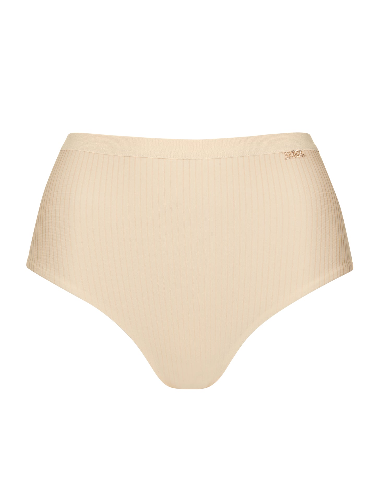 Slip à taille haute Laura Lisca Beige