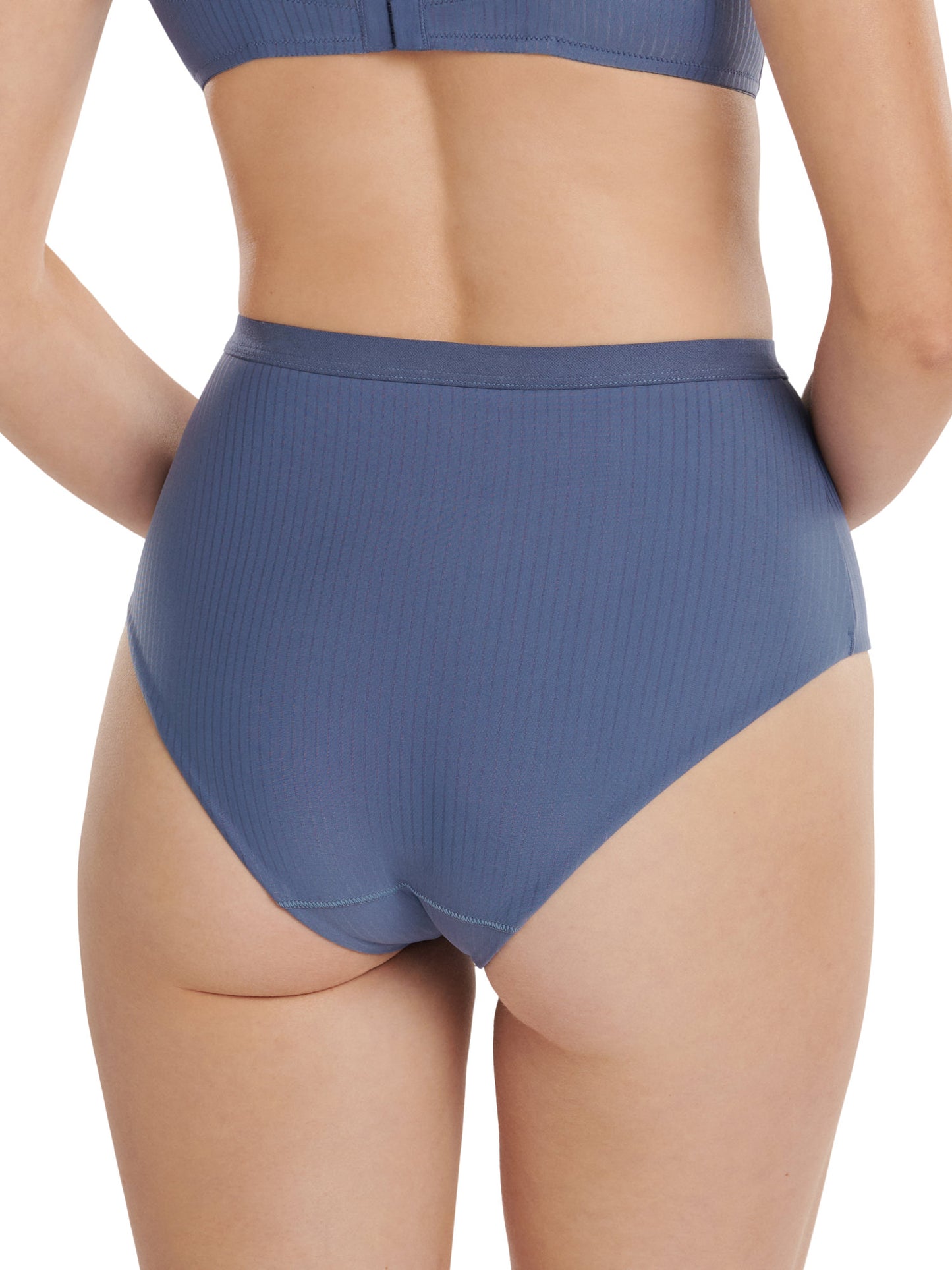 Slip à taille haute Laura Lisca Bleu