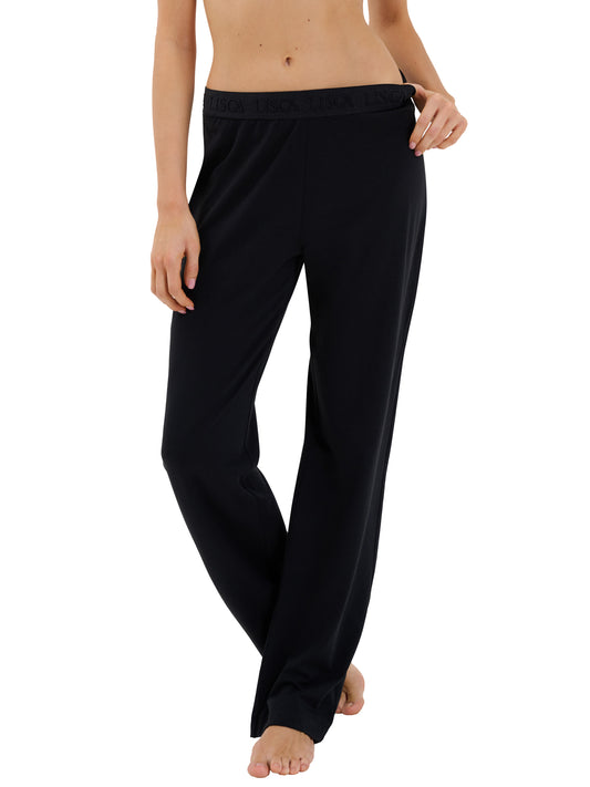 Bas pyjama pantalon long Mia Lisca Noir