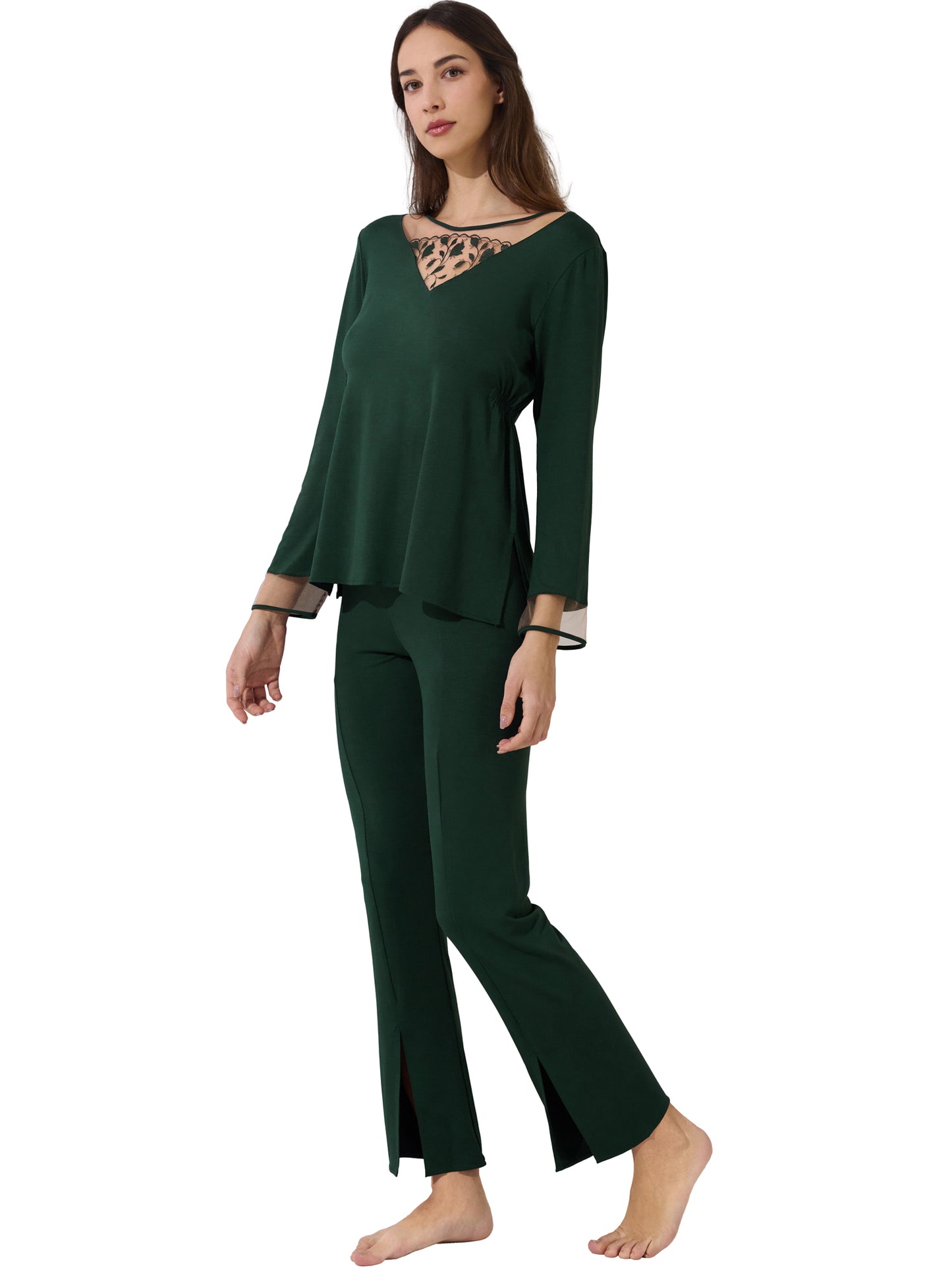 Pyjama pantalon top manches longues Gloriosa Lisca