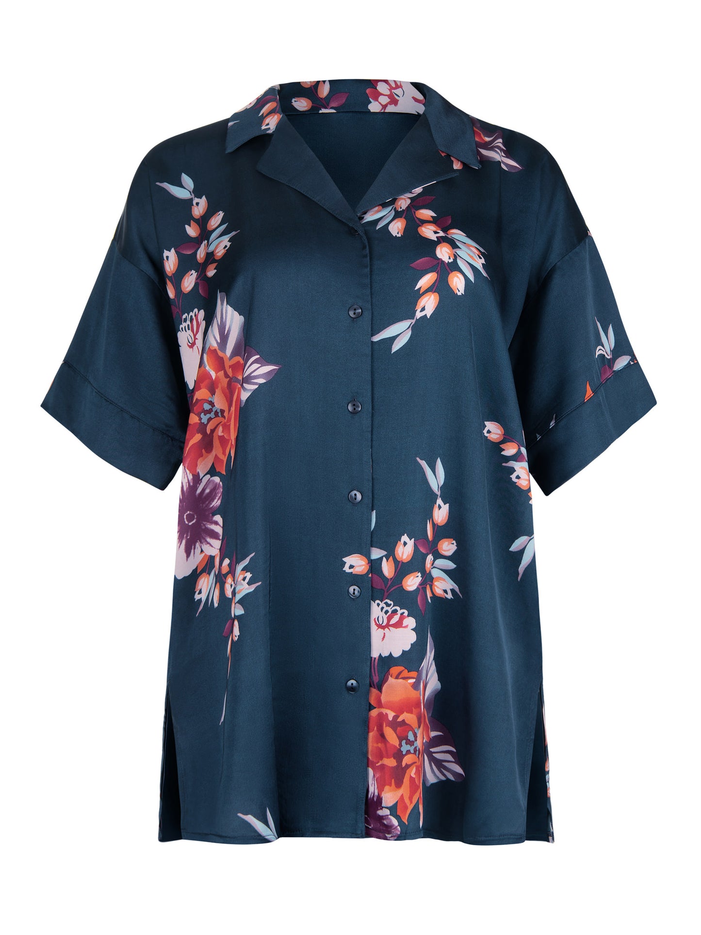 Haut pyjama chemise manches courtes AMARYLLIS Lisca