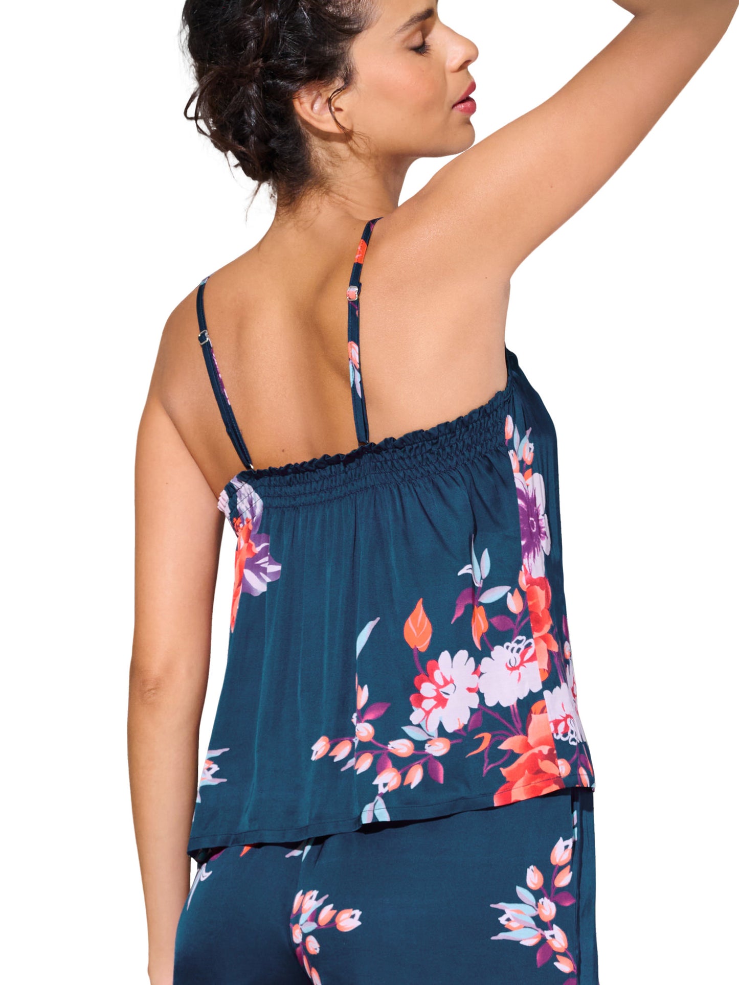 Haut pyjama caraco fines bretelles AMARYLLIS Lisca