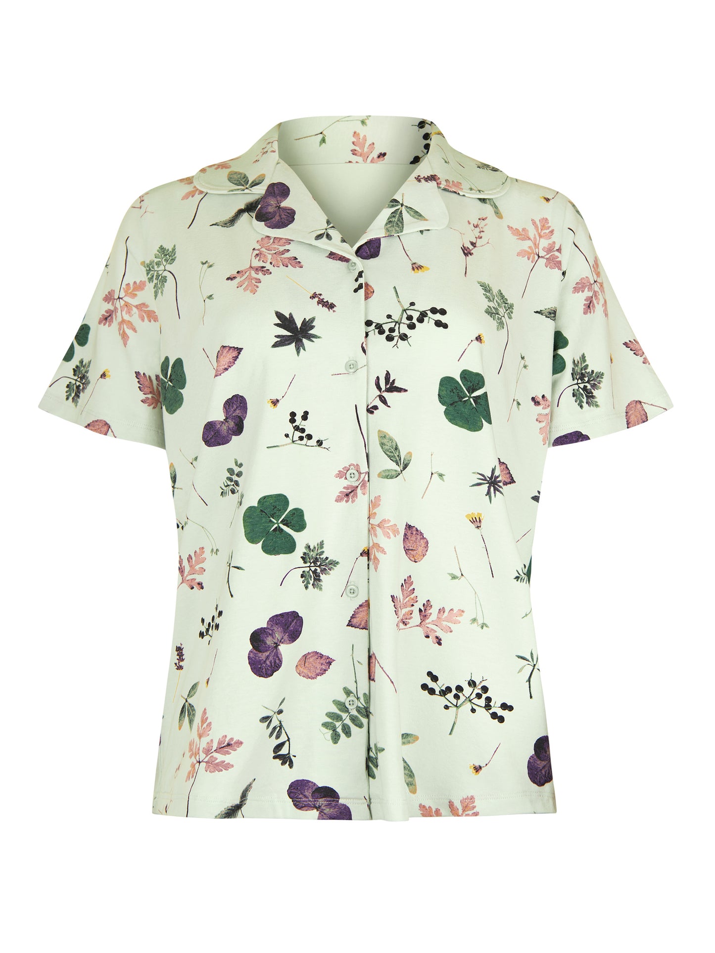 Pyjama short chemise manches courtes POMPEYA Lisca